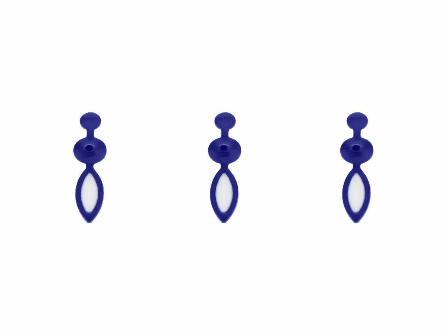 3 PCS CHRON0 SECOND WATCH HAND FOR PANERAI WATCH UNITAS ETA 6497-6498 BLUE