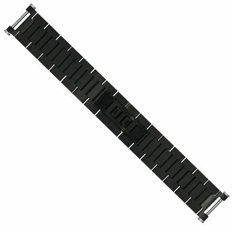 WATCH BAND SEATIMER FOR FIT 42MM CARTIER PASHA BRACELET W31077U2 3025 2790 BLACK