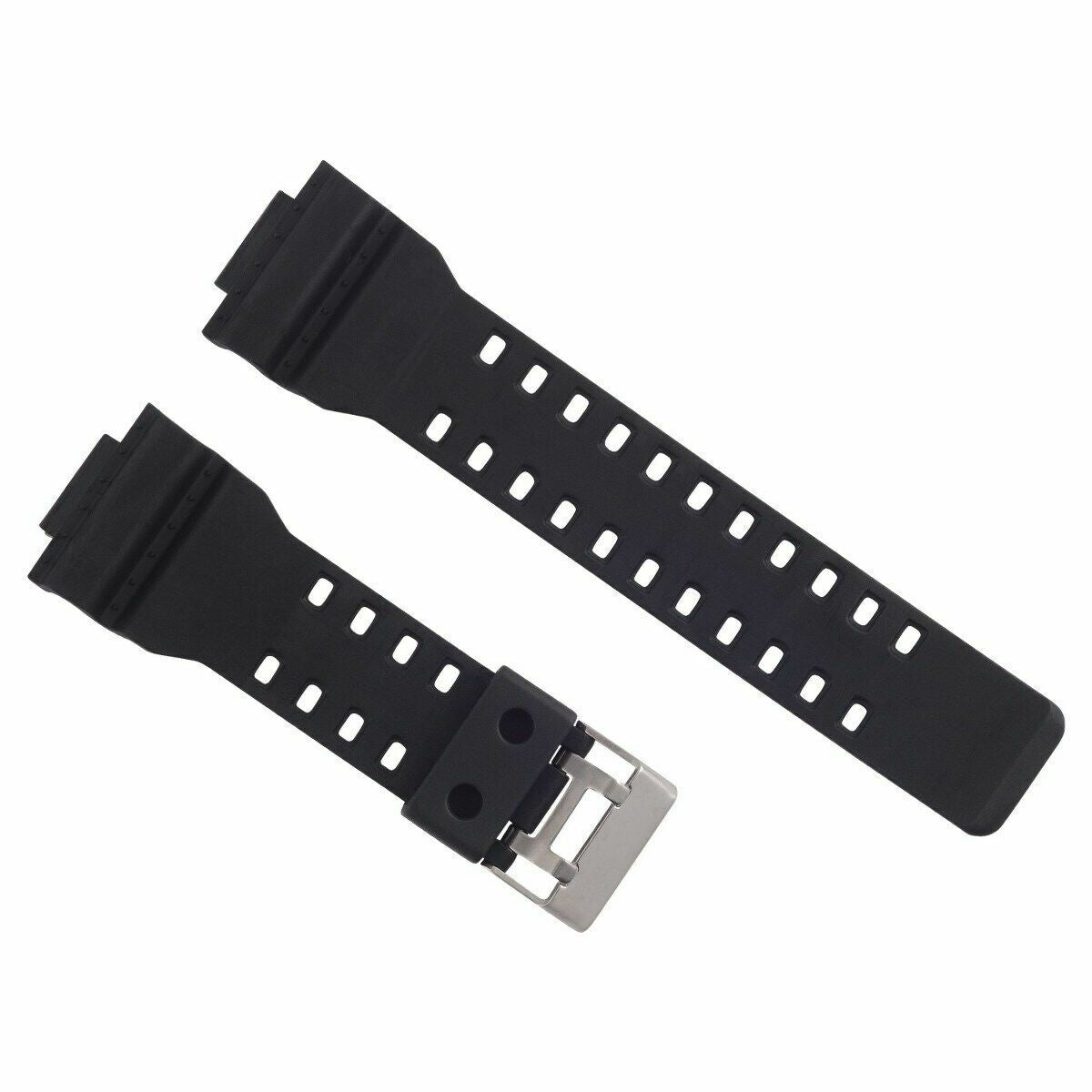29/18MM RUBBER WATCH BAND STRAP FOR CASIO G SHOCK GA110 GA120 GA200 WATCHES, Black, view 2