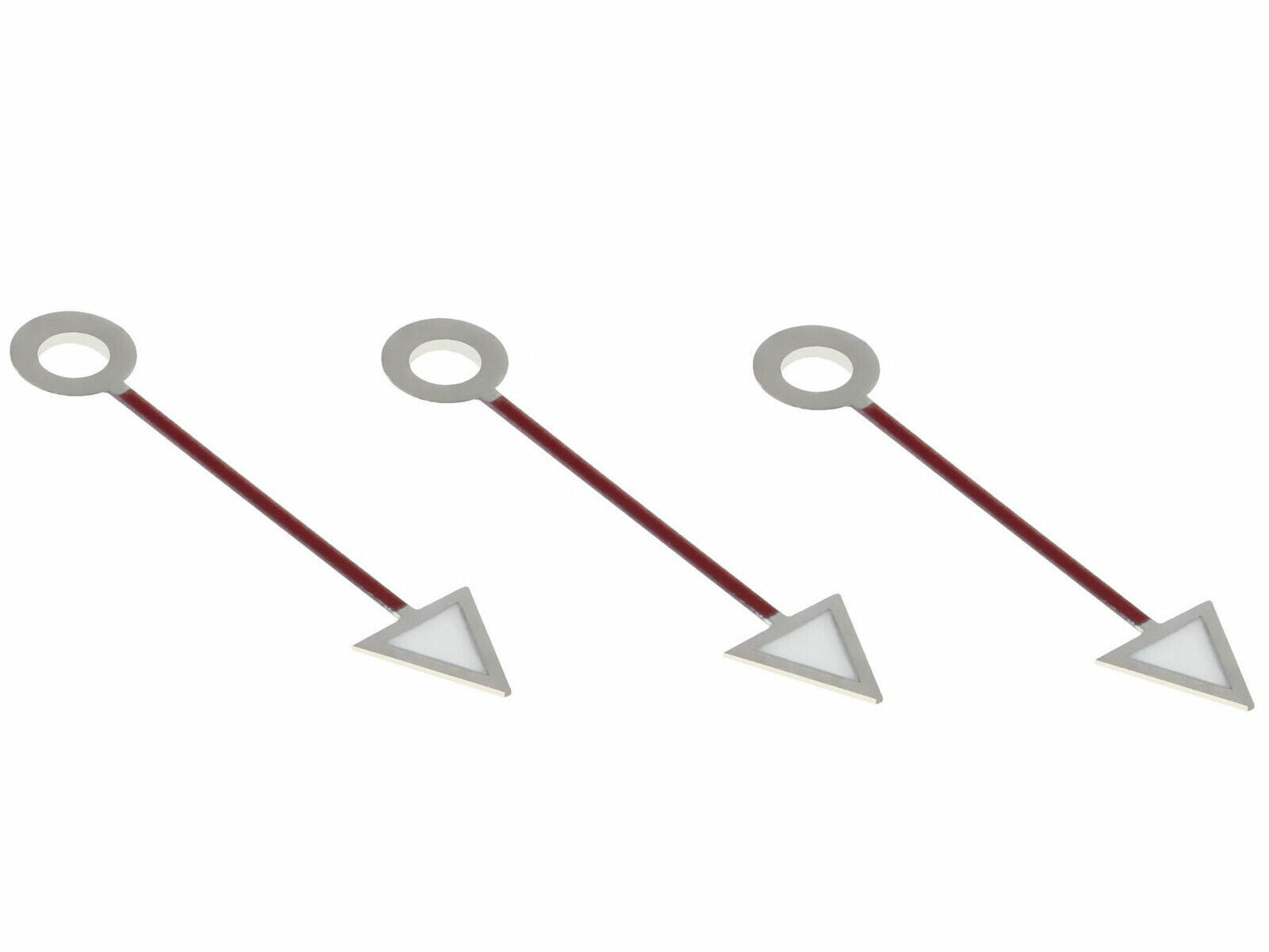 3 GMT WATCH HAND FOR ROLEX 1670 1675 16750 16753 16758 MOVEMENT WATCH SILVER