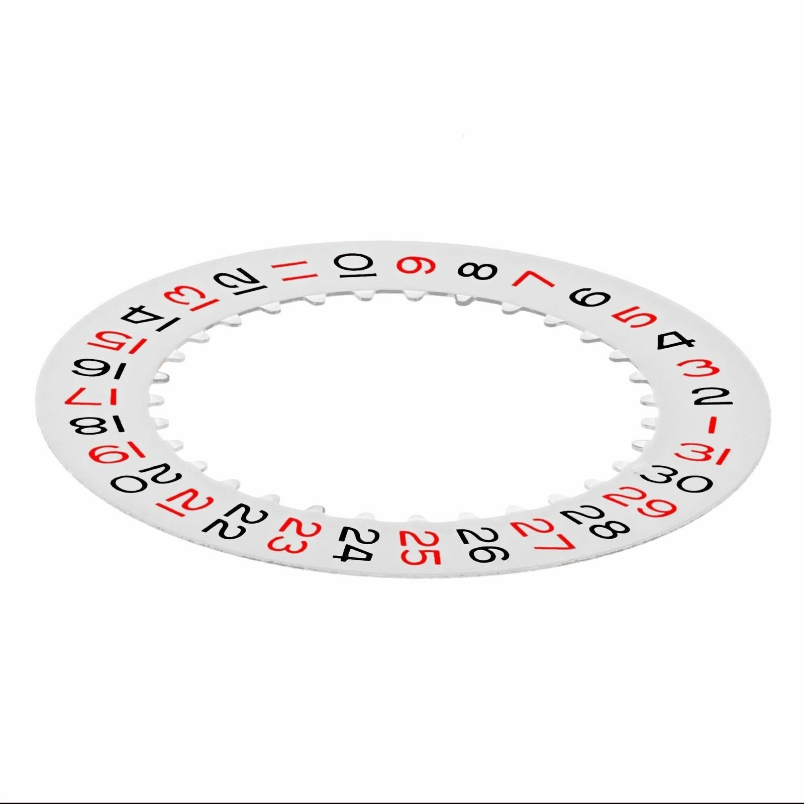 DATE DISC FOR ROLEX DATEJUST II 116233 116234 116263 116264 TURN-O-GRAPH RED/BLK