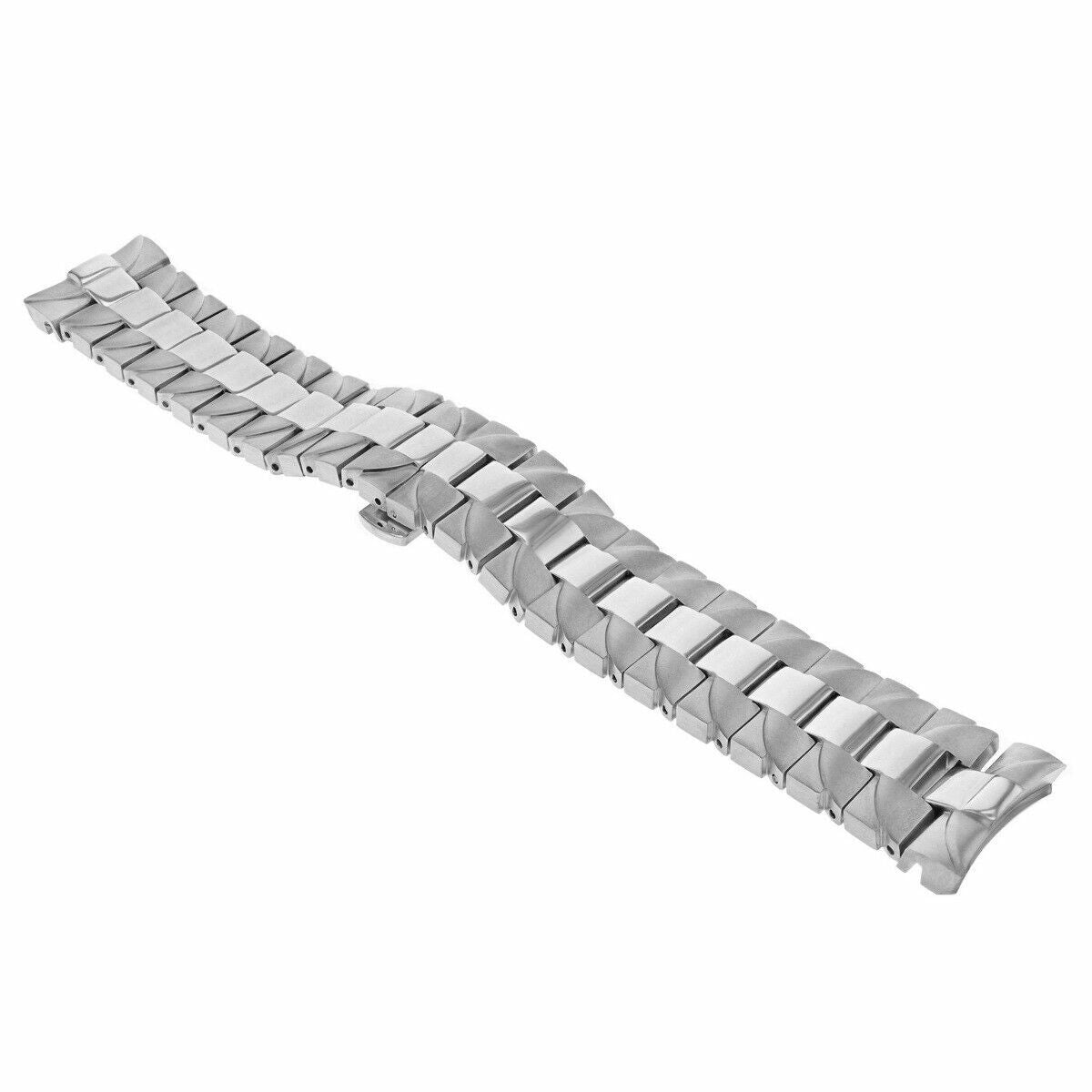 24MM WATCH BAND FOR PAM 44MM PANERAI LUMINOR MARINA WATCH SHINY/BRUSH STEEL
