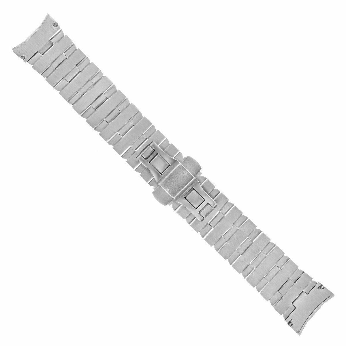24MM WATCH BAND FOR PAM 44MM PANERAI LUMINOR MARINA WATCH SHINY/BRUSH STEEL