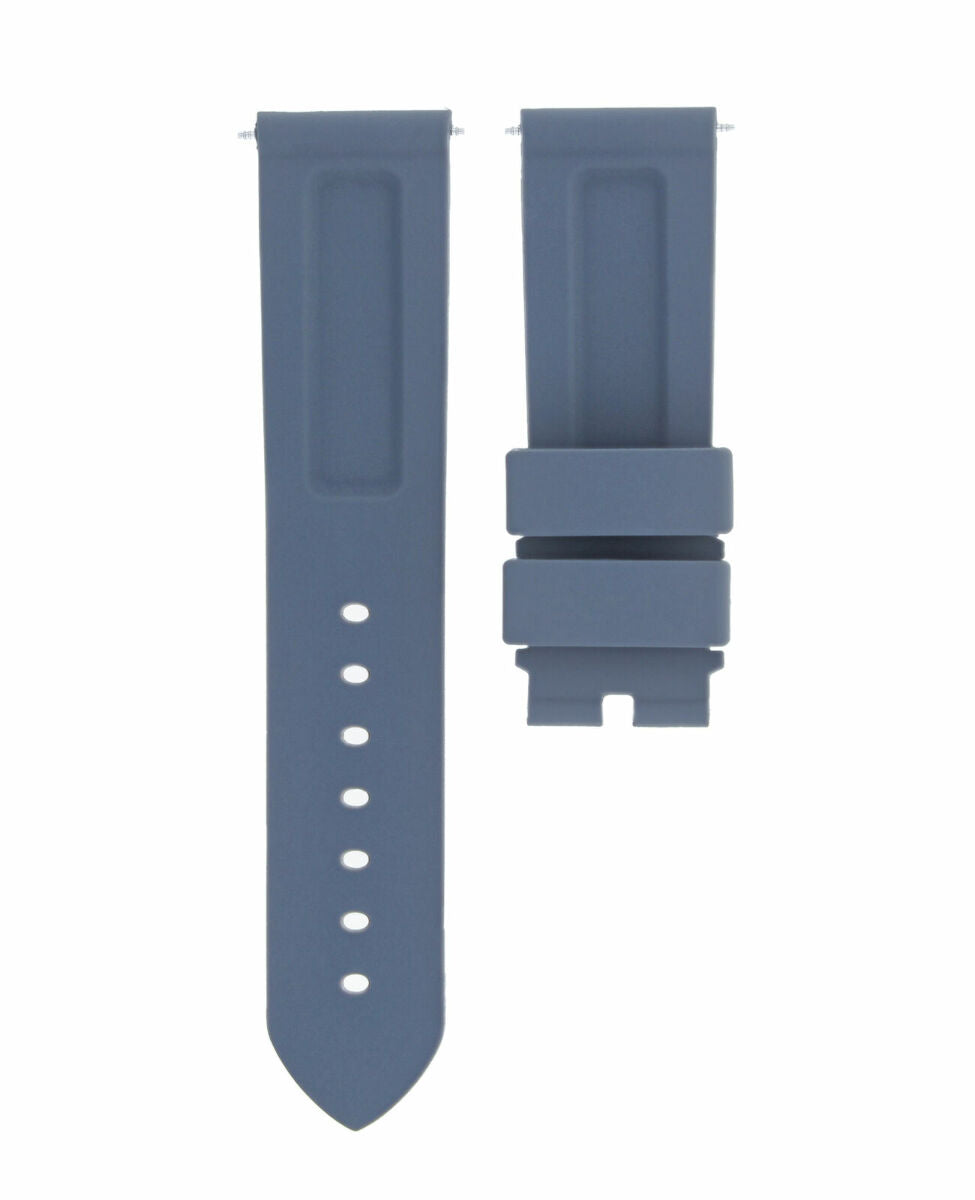 24MM RUBBER WATCH STRAP BAND DIVER FOR PANERAI MARINA LUMINOR RADIOMIR GMT GREY
