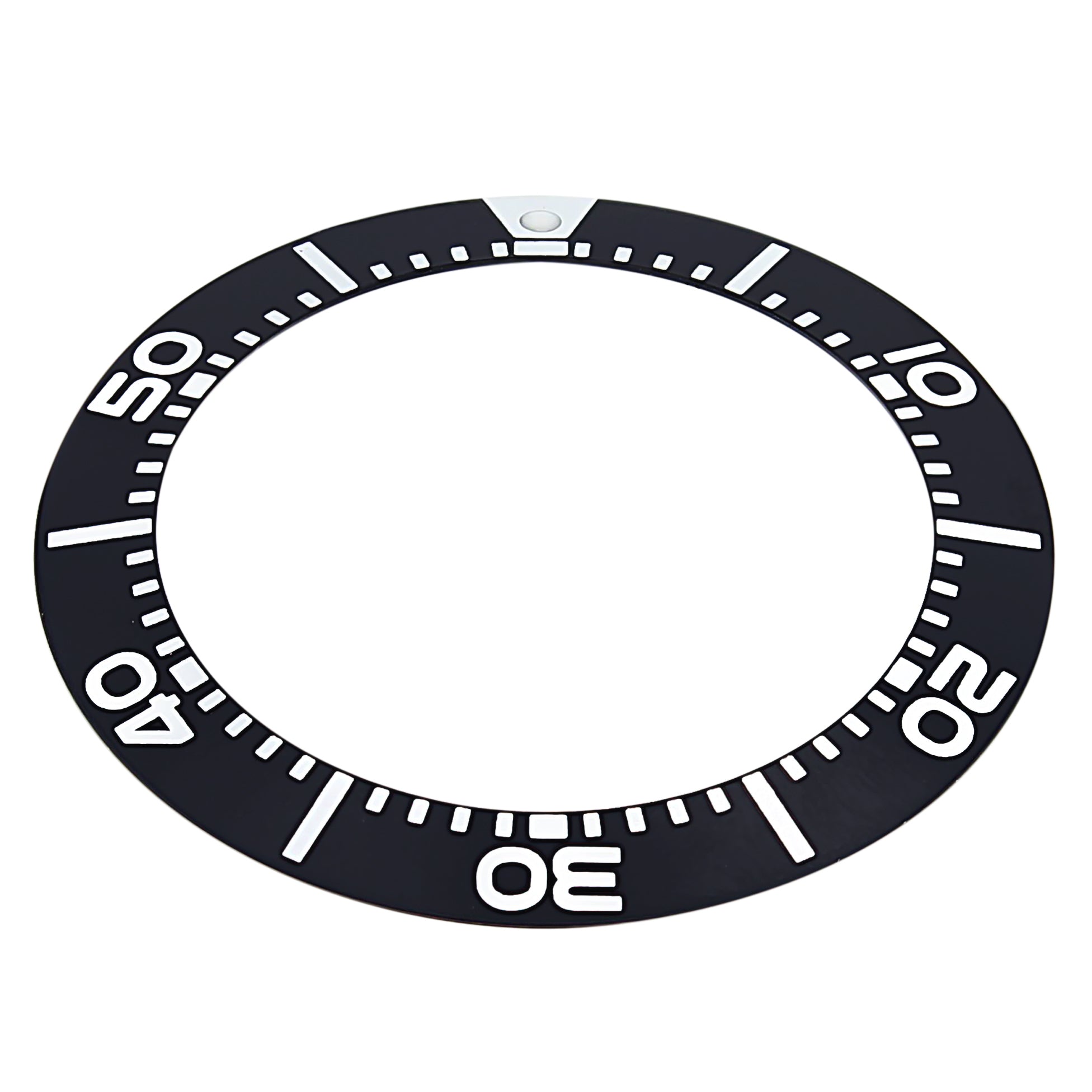 BEZEL INSERT FOR SEIKO SCZ015 SC015 SOLAR CHRONOGRAPH WATCH BLACK
