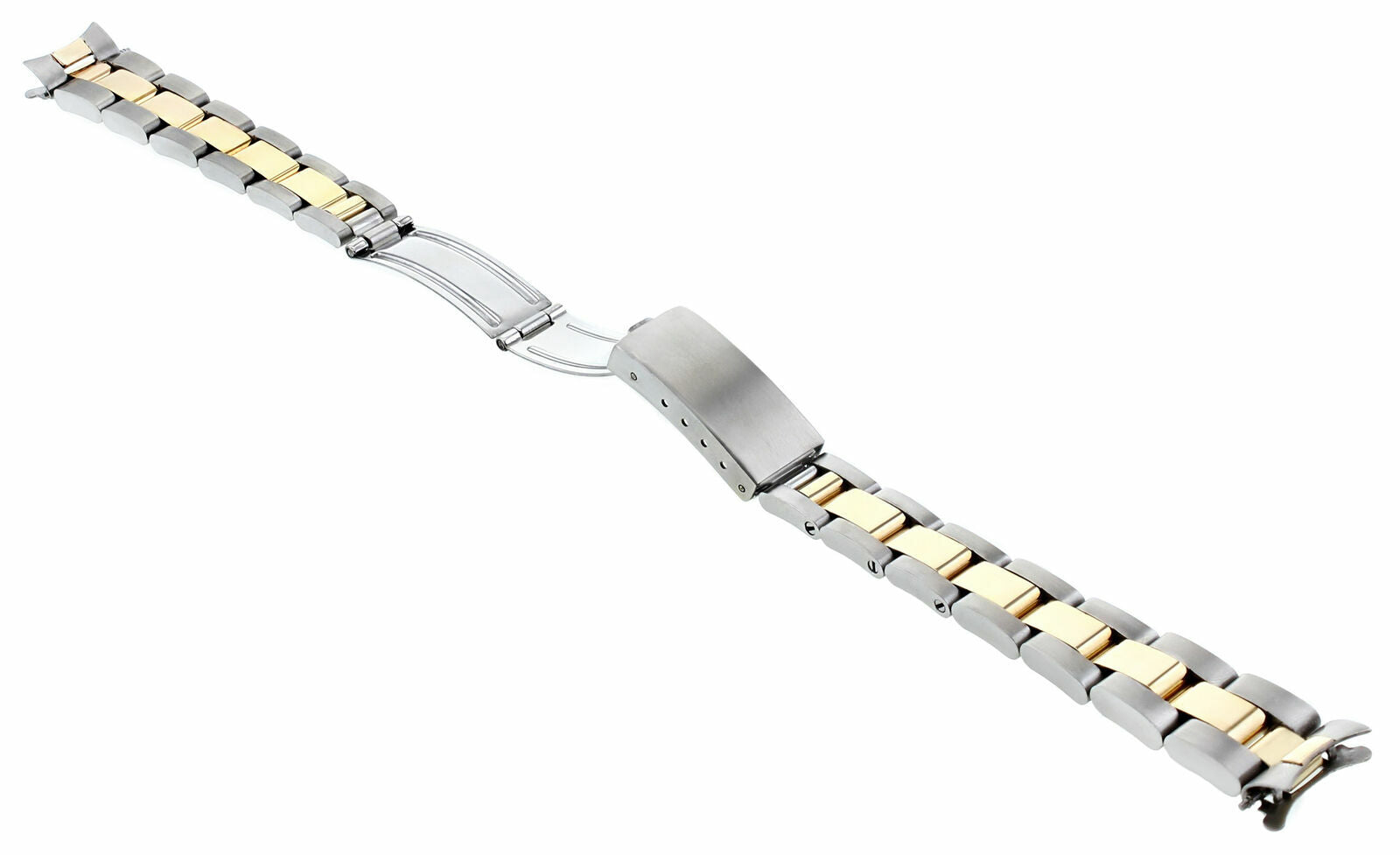 OYSTER WATCH BAND FOR LADY ROLEX DATEJUST 6917 6919 69173 REAL GOLD 14K/SS 13MM