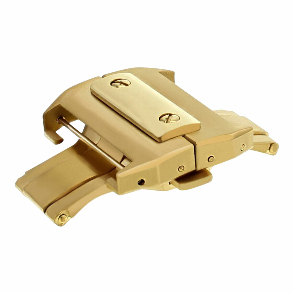 21MM DEPLOYMENT BUCKLE CLASP FOR CARTIER SANTOS 100XL CHRONO BAND STRAP GOLD