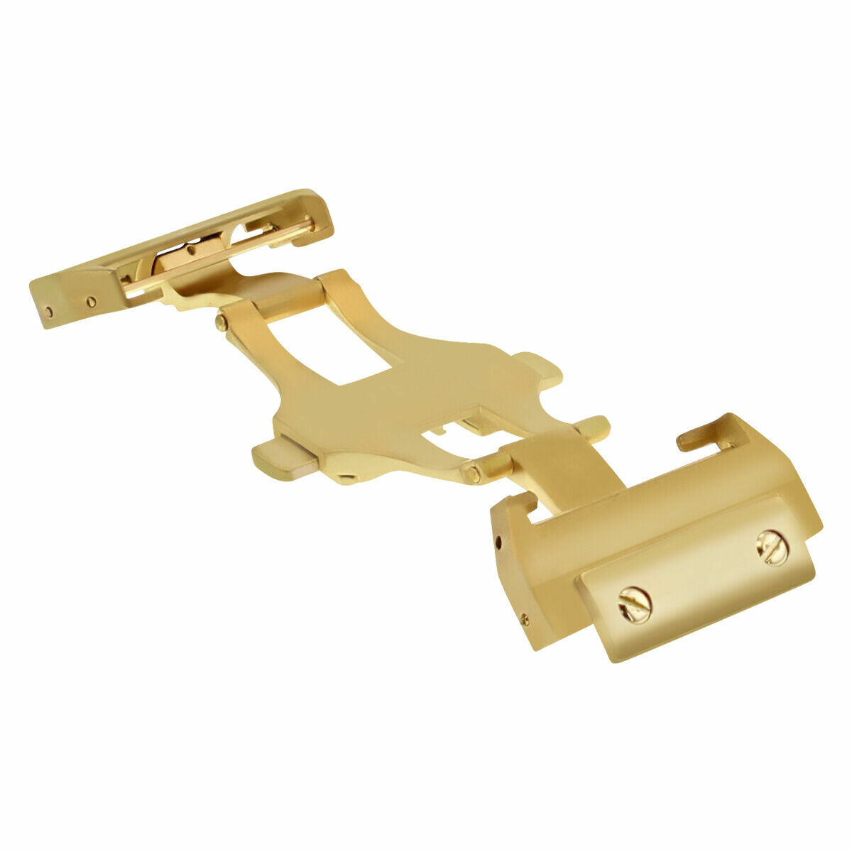 21MM DEPLOYMENT BUCKLE CLASP FOR CARTIER SANTOS 100XL CHRONO BAND STRAP GOLD