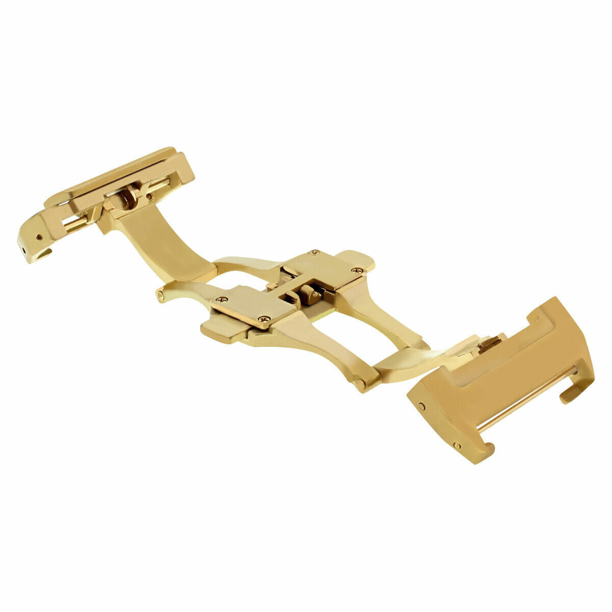 21MM DEPLOYMENT BUCKLE CLASP FOR CARTIER SANTOS 100XL CHRONO BAND STRAP GOLD