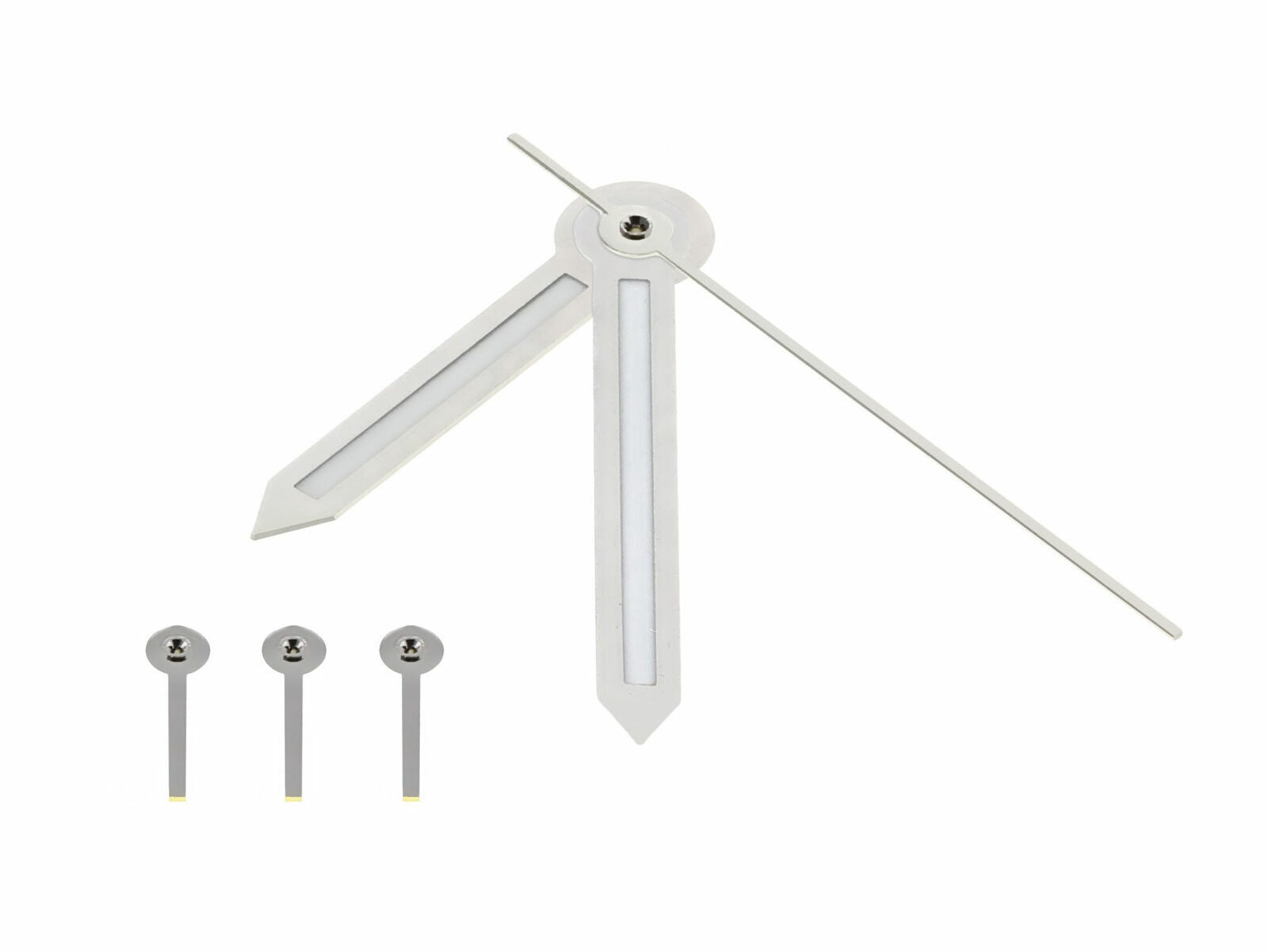 WATCH HAND FOR PAM PANERAI WATCH MOVEMENT ETA VALJOUX 7750 - 7753 SILVER