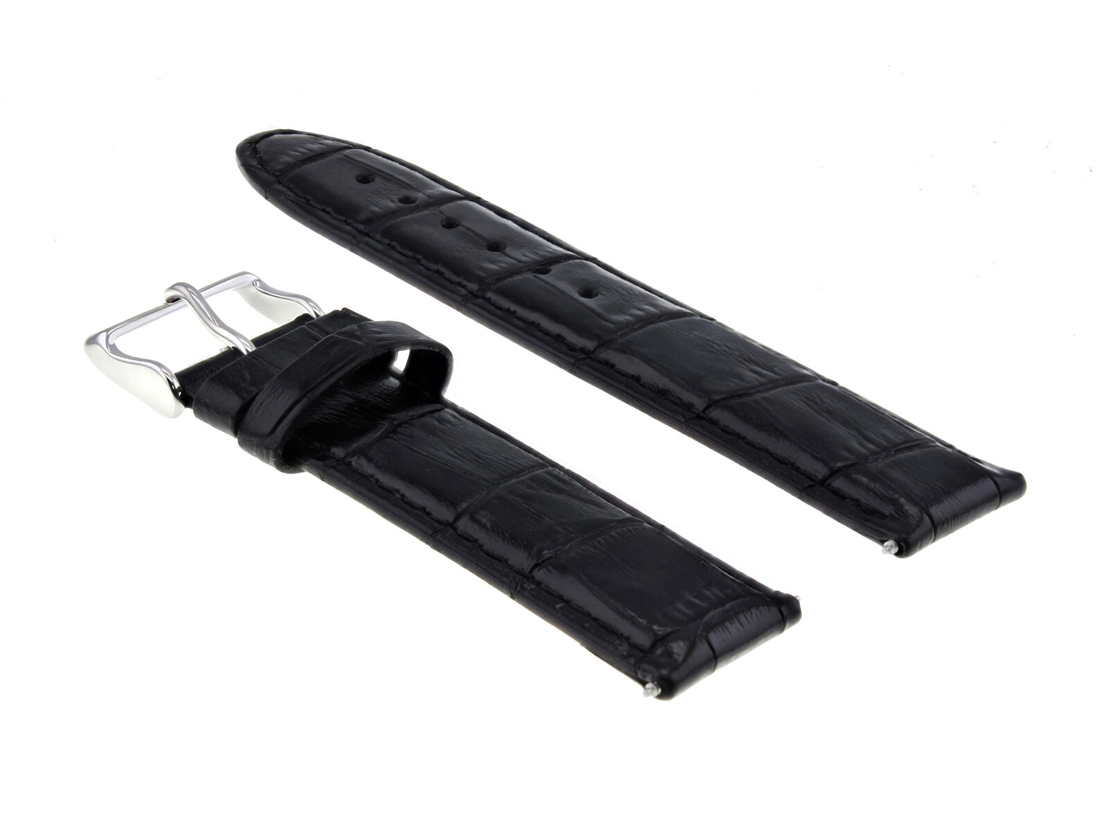 GENUINE LEATHER WATCH BAND STRAP FOR ANY BRAND WATCH - 19 MM