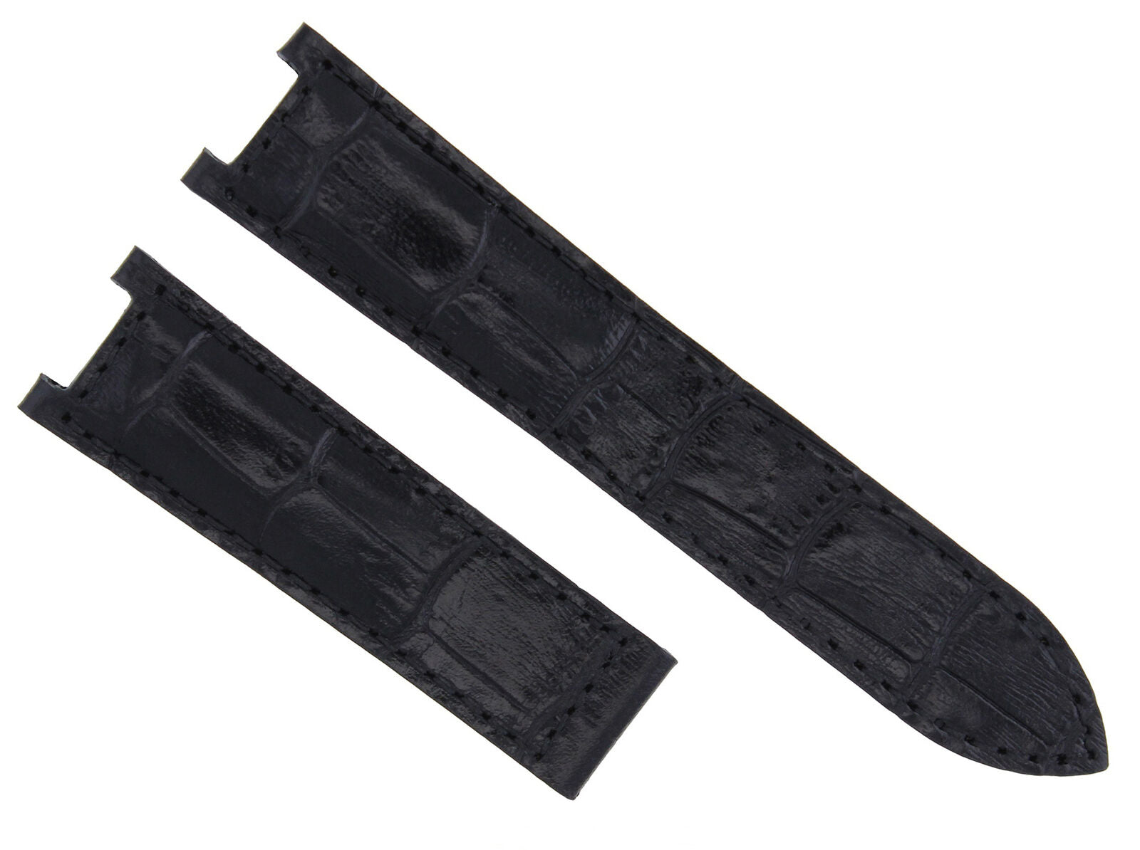 LEATHER WATCH BAND STRAP FITS CARTIER PASHA 35-38-42MM CHRONOGRAPH - 20MM