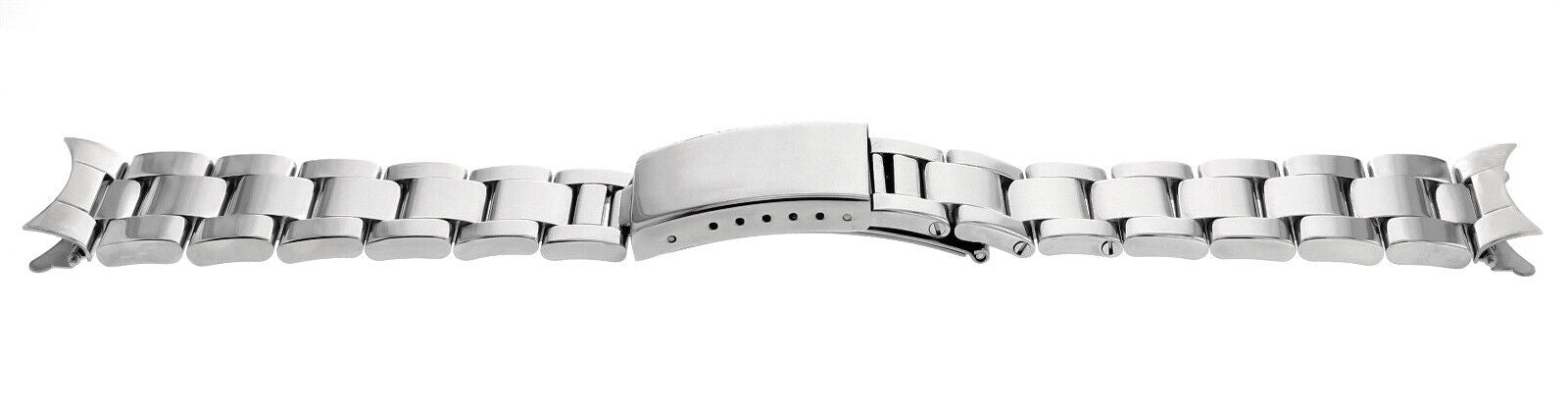 OYSTER WATCH BAND FOR 36MM ROLEX WATCH DATEJUST SUBMARINER GMT ALL POLISHED 20MM