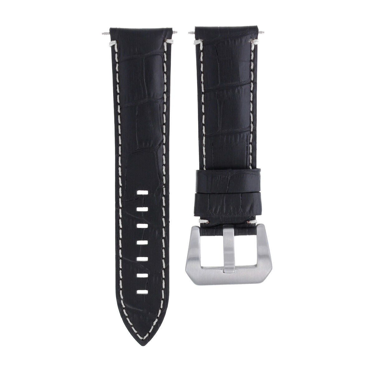 22-24MM LEATHER WATCH BAND STRAP FOR MONTBLANC TIMEWALKER CHRONO WATCH TOP QLTY