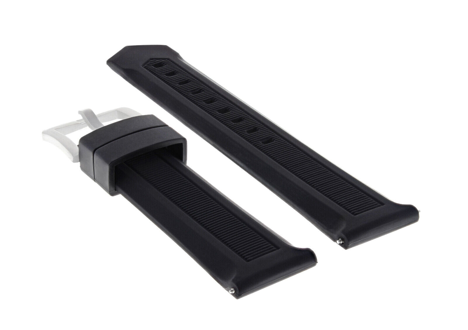 21MM RUBBER BAND STRAP FOR TAG HEUER FORMULA 1 MODEL WAH1110 CAH1110 BLACK