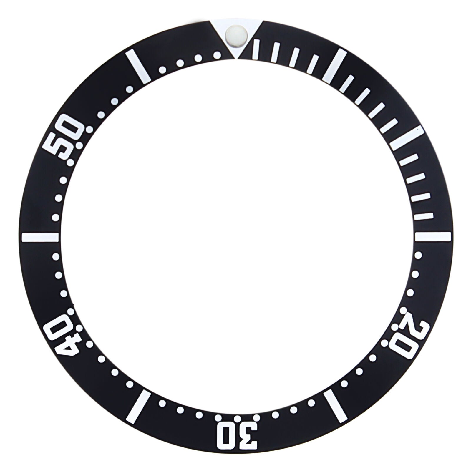 REPLACEMENT BEZEL INSERT BLACK FOR WATCH 38.10MM X 30.50MM