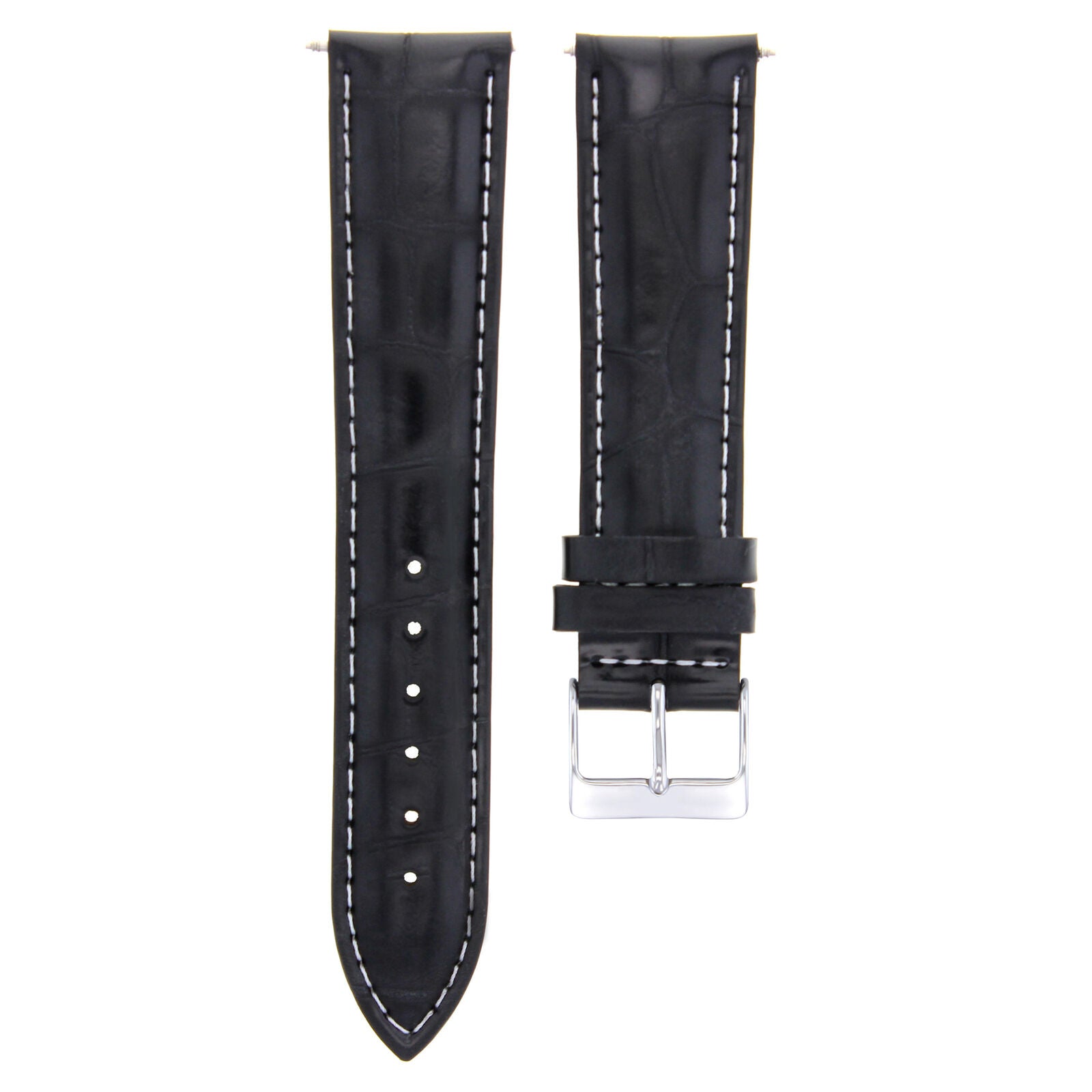 LEATHER WATCH BAND STRAP BAND FOR TISSOT PRS200 CHRONOGRAPH WATCH - 19MM