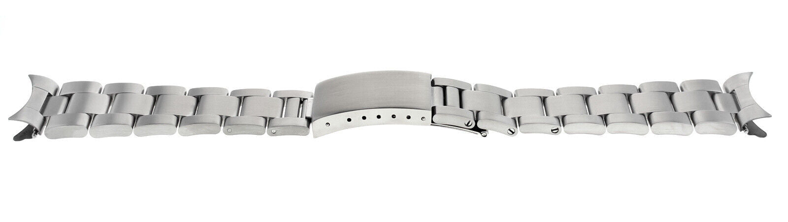 SOLID OYSTER WATCH BAND FOR 34MM ROLEX TUDOR SUBMARINER WATCH MATTE HEAVY 19MM