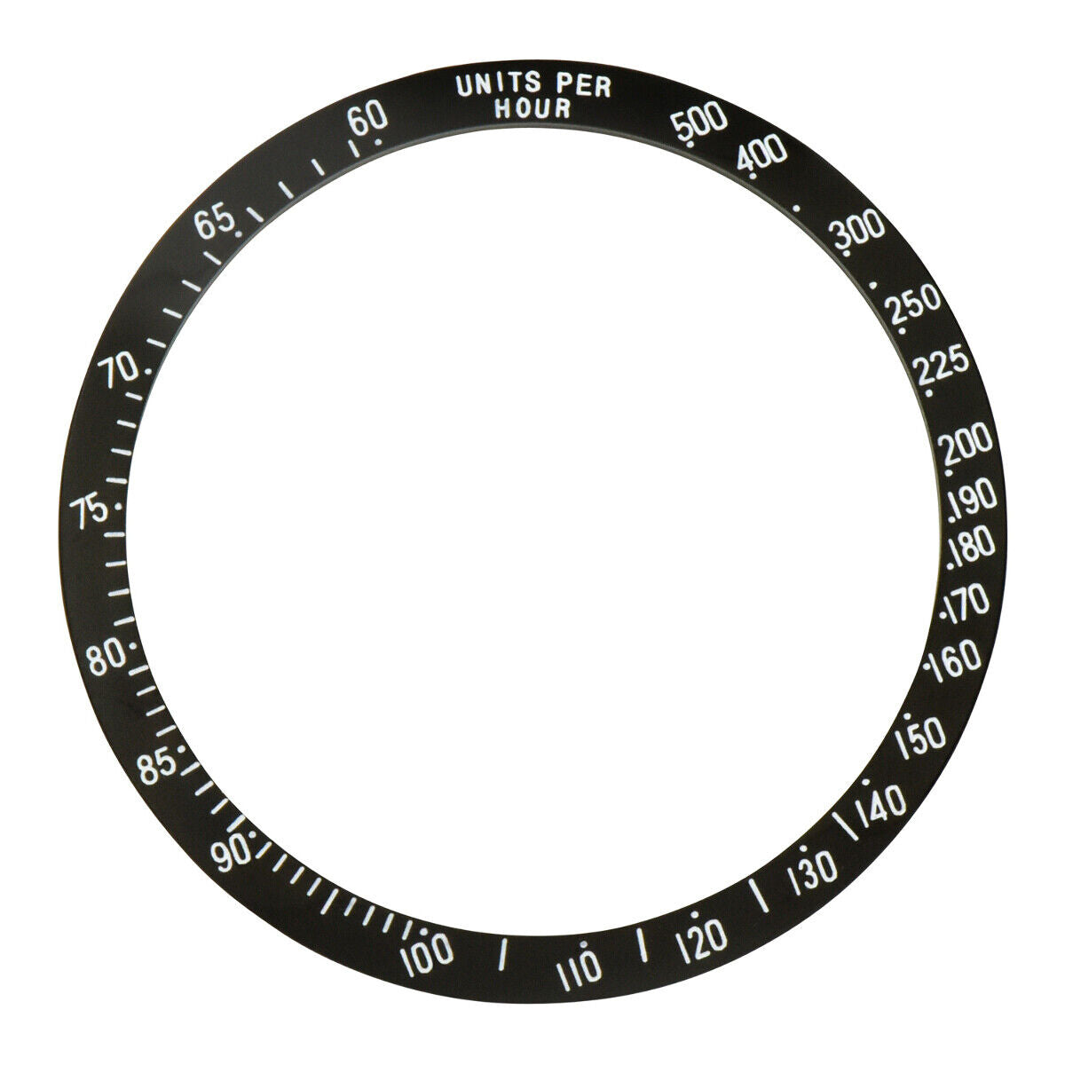 BEZEL FOR 40MM TIGER TUDOR TIGER WOOD 79260 CHRONOTIME PRINCE DATE BLACK STEEL