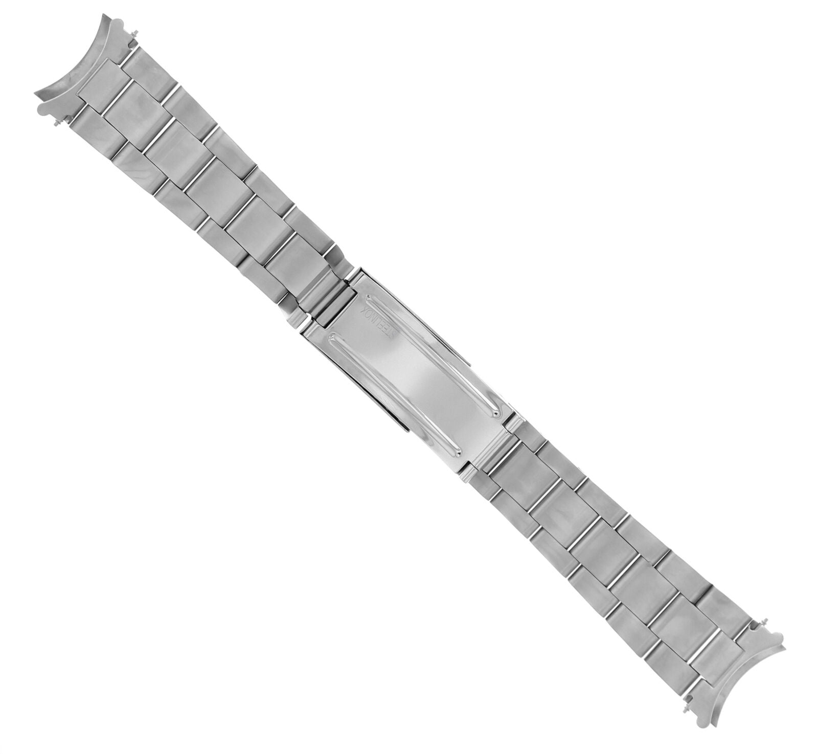 OYSTER WATCH BAND FOR 36MM ROLEX WATCH DATEJUST SUBMARINER GMT ALL POLISHED 20MM
