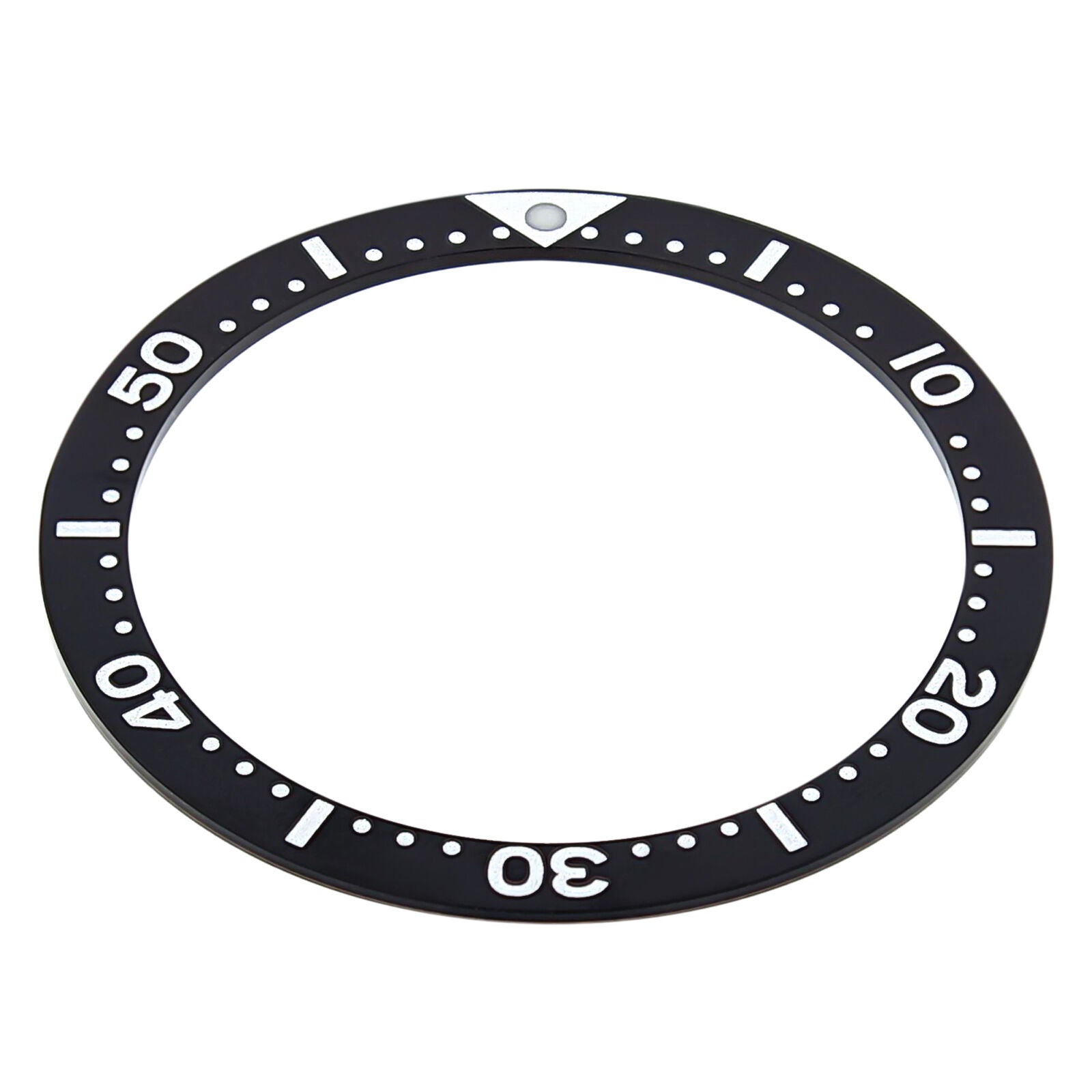 BEZEL INSERT FOR SEIKO WATCH 6309-7040-7049 SUWA TURTLE 6309A AUTAMATIC BLACK