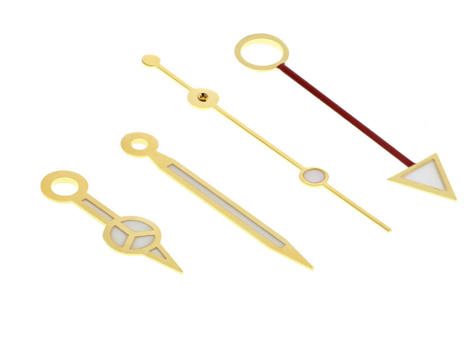 WATCH HANDS FOR GMT MOVEMENT ETA 2836-2 , 2892-2, 2892.A2 , 2893-2 GOLD COLOR