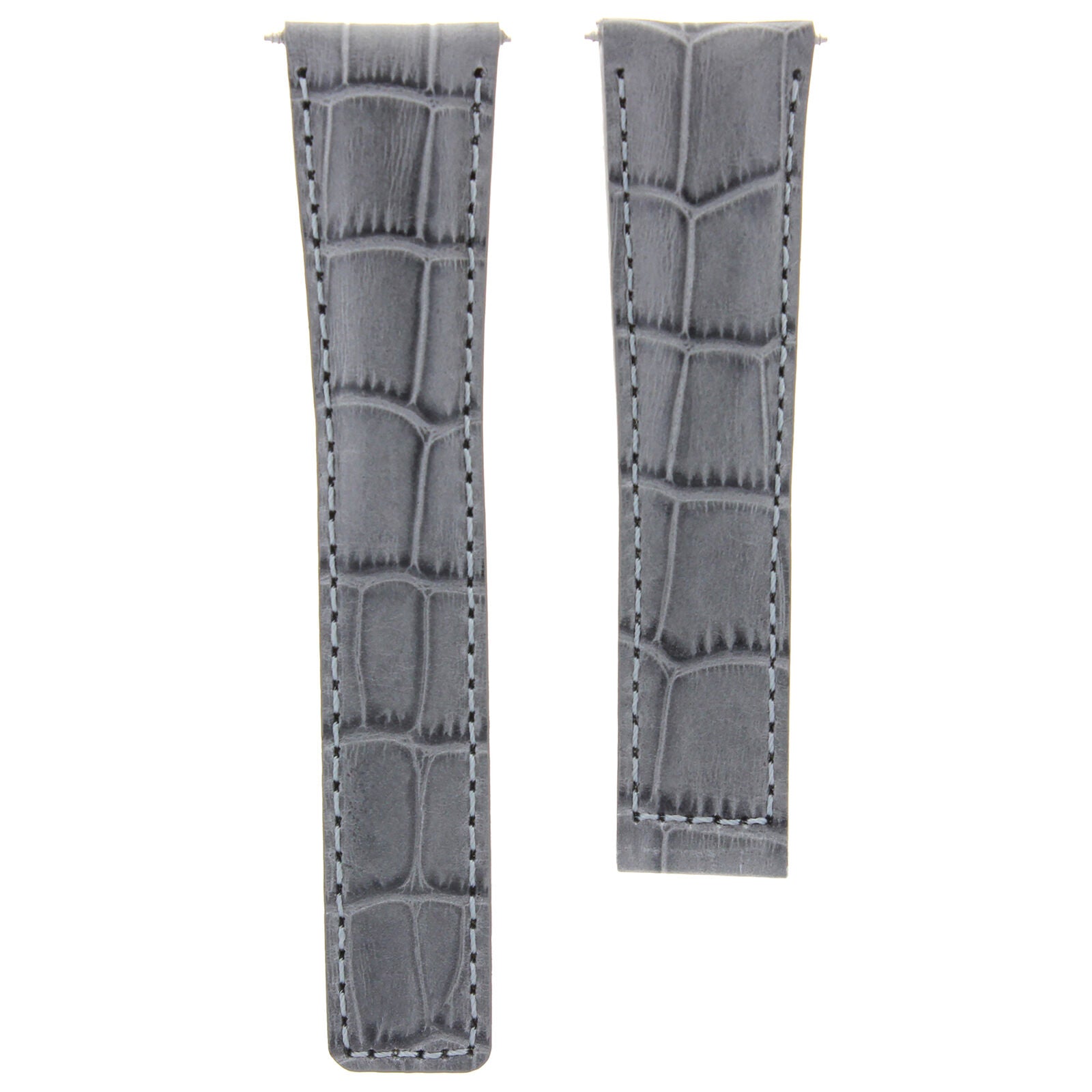 LEATHER WATCH BAND STRAP CLASP FOR TAG HEUER CARRERA GOLD ROSE - 22MM