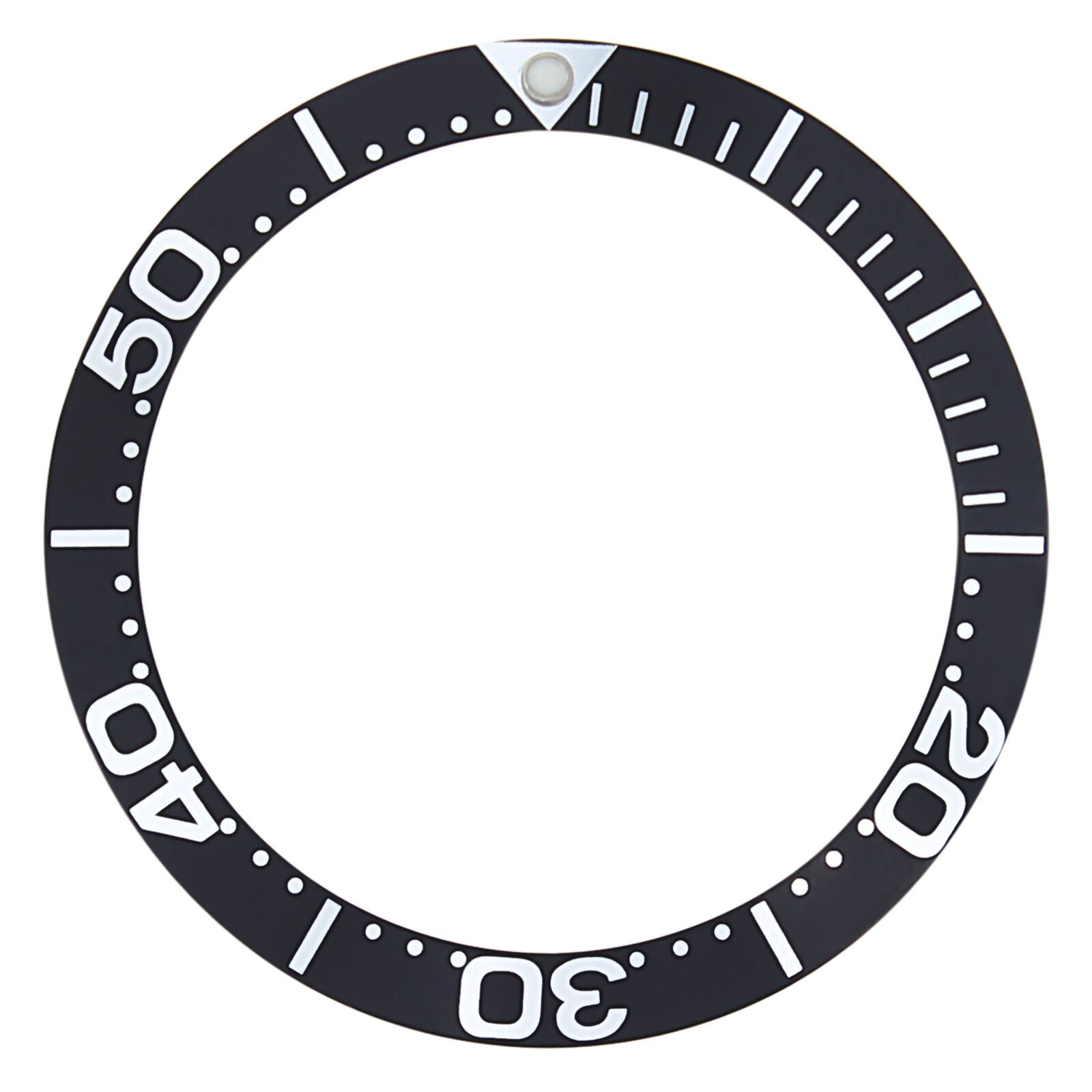 BEZEL INSERT FOR OMEGA SEAMASTER WATCH AMERICA CUP FULL SIZE LARGE NUMBER BLACK