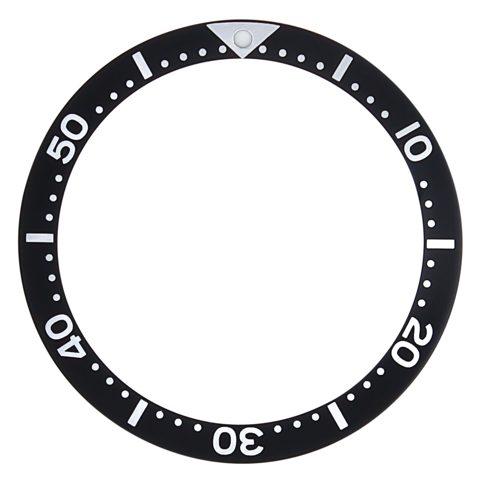 BEZEL INSERT FOR SEIKO WATCH 6309-7040-7049 SUWA TURTLE 6309A AUTAMATIC BLACK