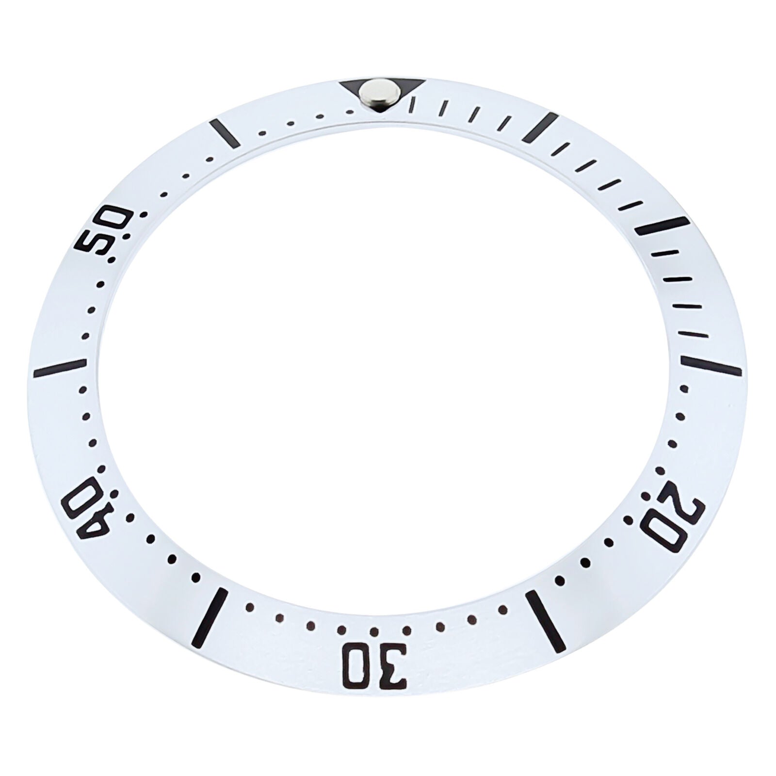 BEZEL INSERT FOR OMEGA SEAMASTER AMERICA CUP WATCH SILVER COLOR