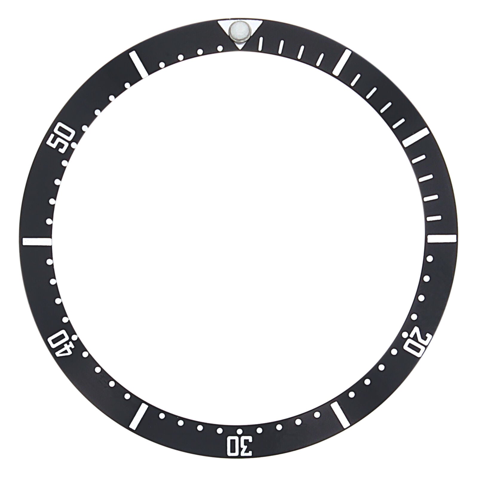 BEZEL INSERT FOR OMEGA SEAMASTER WATCH BLACK 38MM X 32MM