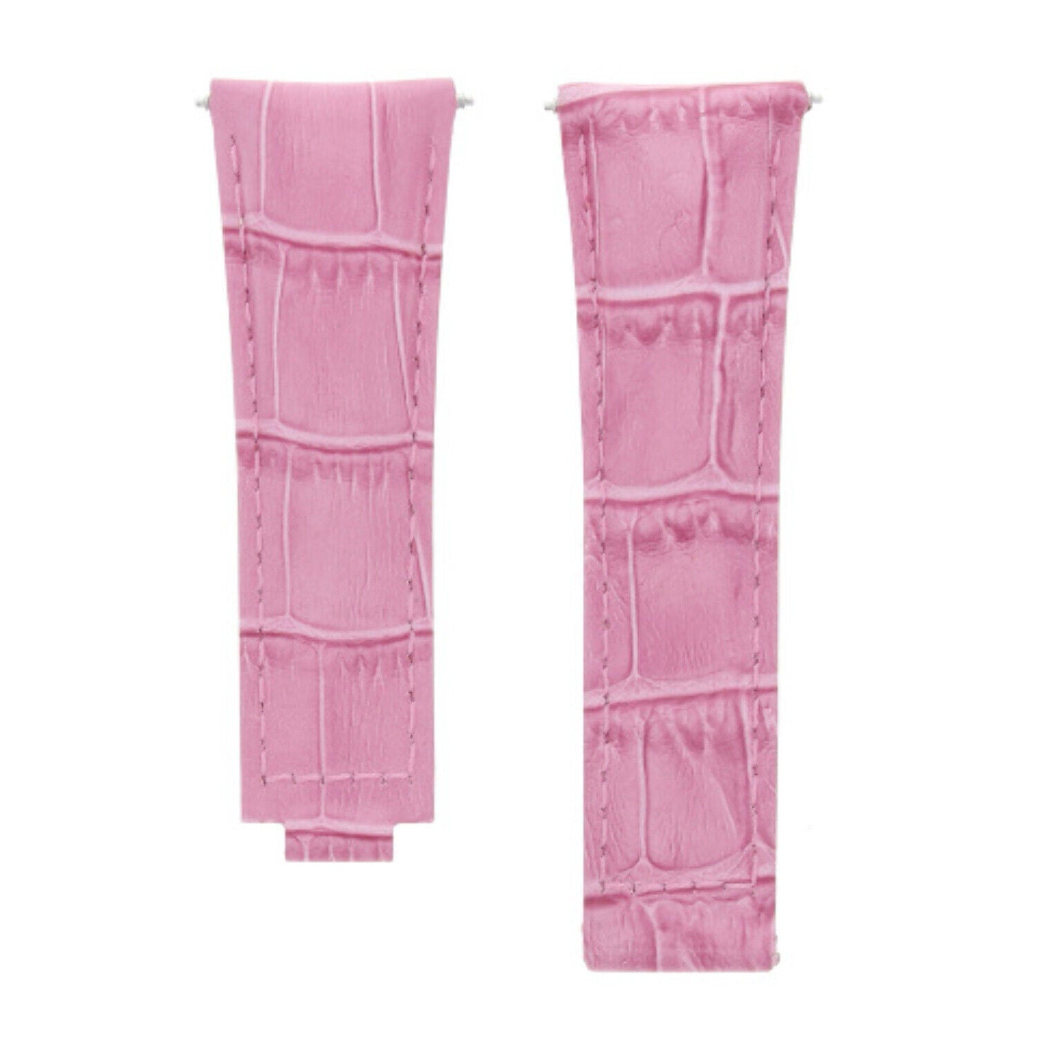 20MM LEATHER ALLIGATOR STRAP BAND CLASP FOR ROLEX DAYTONA 16520,116519 SHORT MEDIUM - Rose