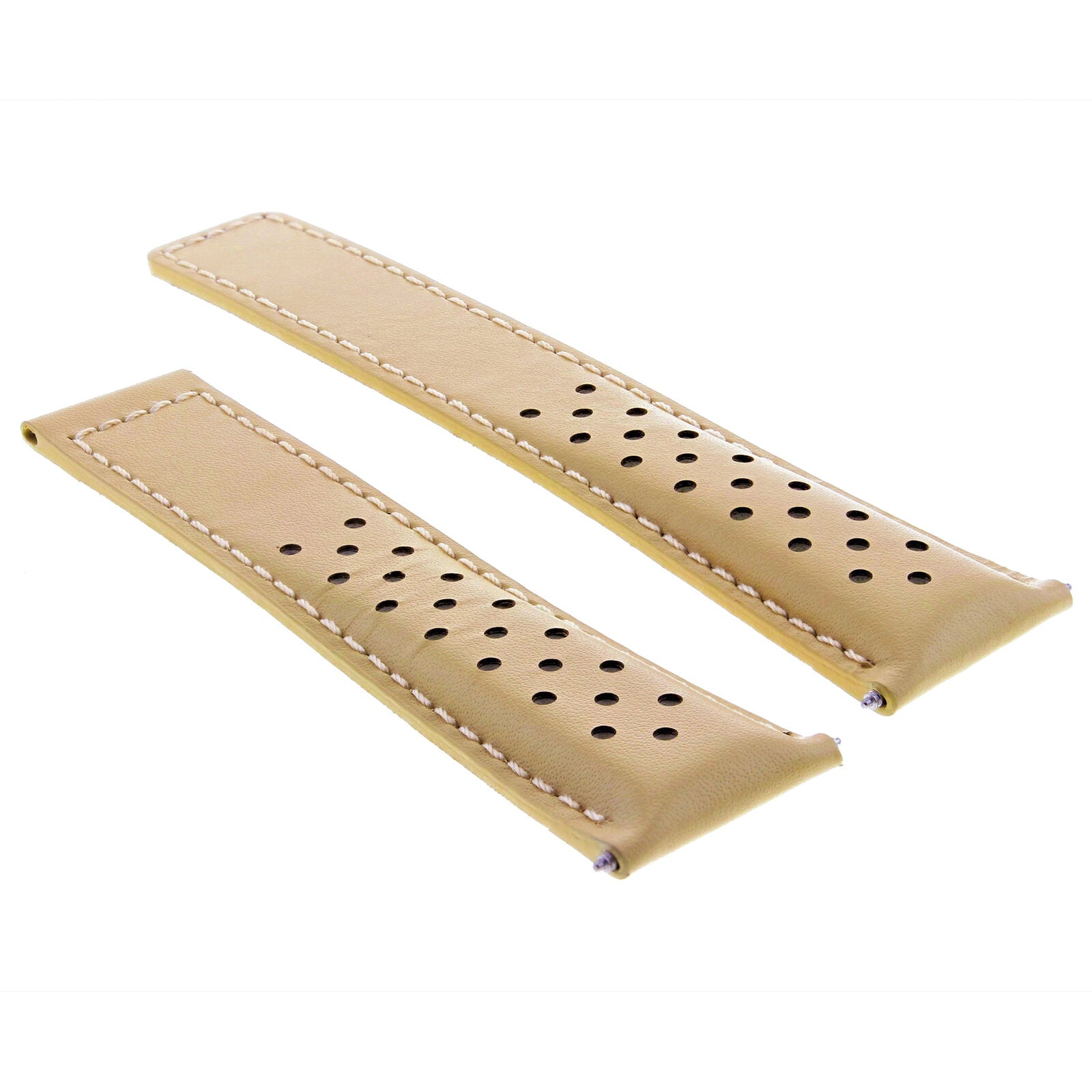 LEATHER WATCH BAND STRAP FOR ORIS ARTIX SPORT CHRONOGRAPH PERFORAT + CLASP 20MM