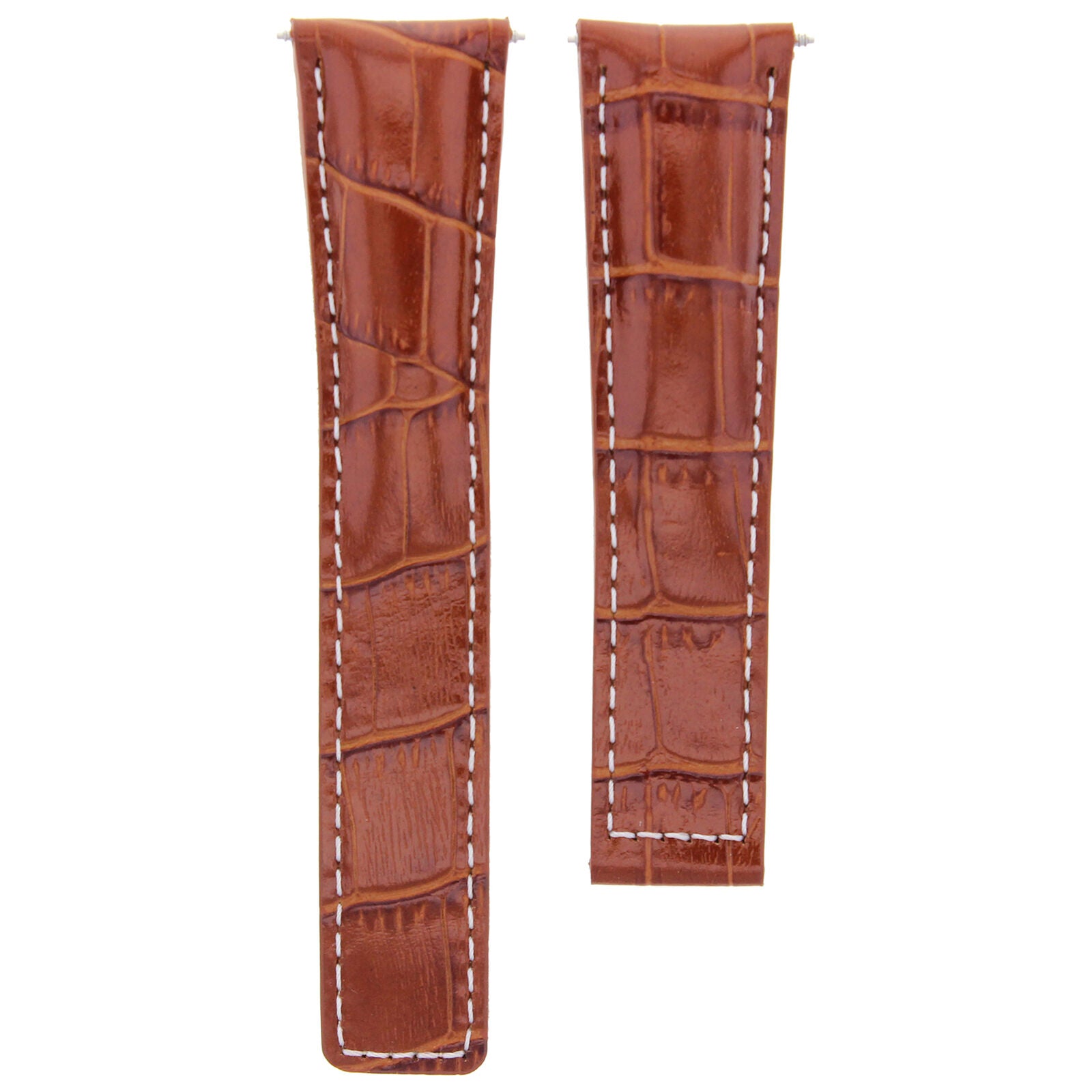 22MM LEATHER WATCH STRAP BAND FOR TAG HEUER CARRERA 1887 TAN WS FIT FC5037-39-42
