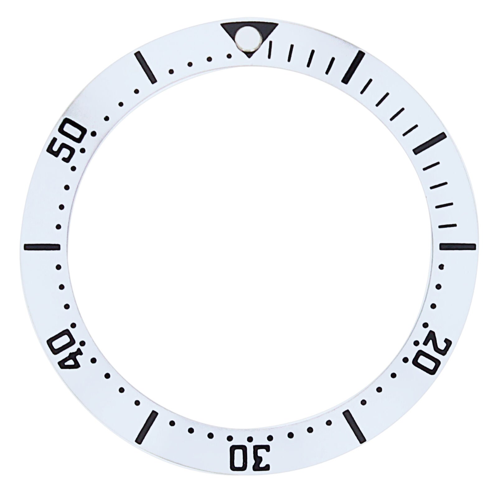 BEZEL INSERT FOR OMEGA SEAMASTER AMERICA CUP WATCH SILVER COLOR