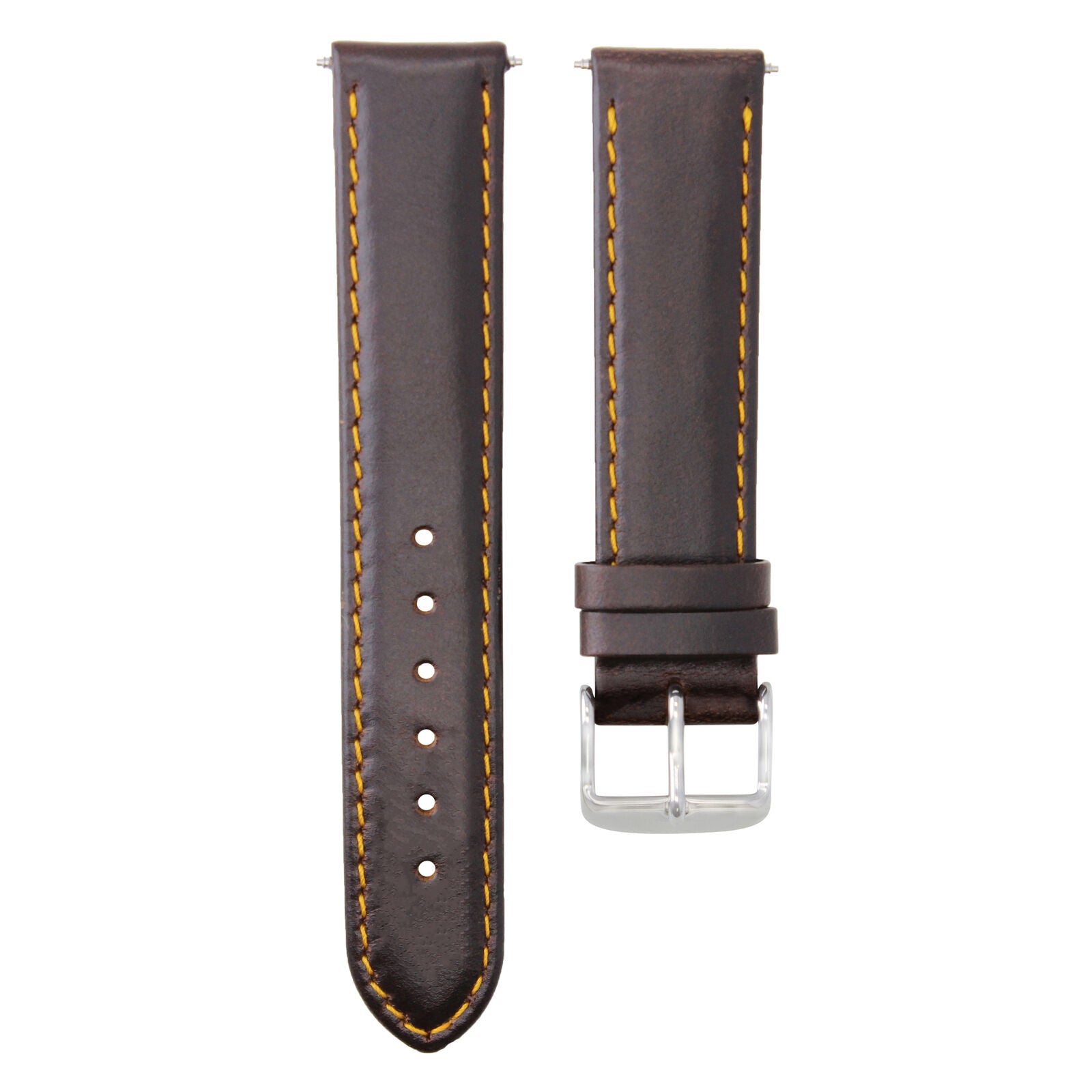 SMOOTH LEATHER WATCH BAND STRAP FOR TISSOT WATCH - 22MM