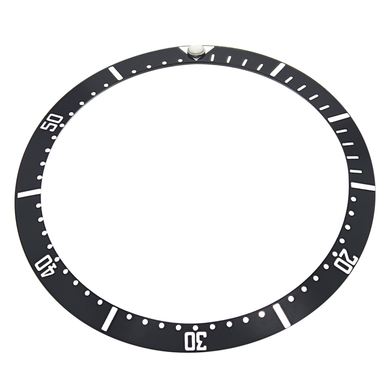 BEZEL INSERT FOR OMEGA SEAMASTER WATCH BLACK 38MM X 32MM