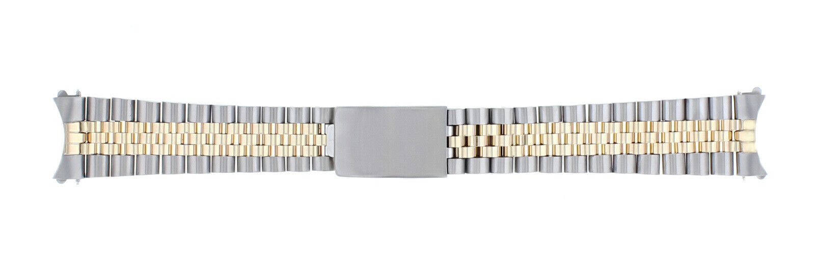 JUBILEE WATCH BAND FOR ROLEX MEN DATEJUST 1601 1603 16013 REAL GOLD 14K/SS 20MM