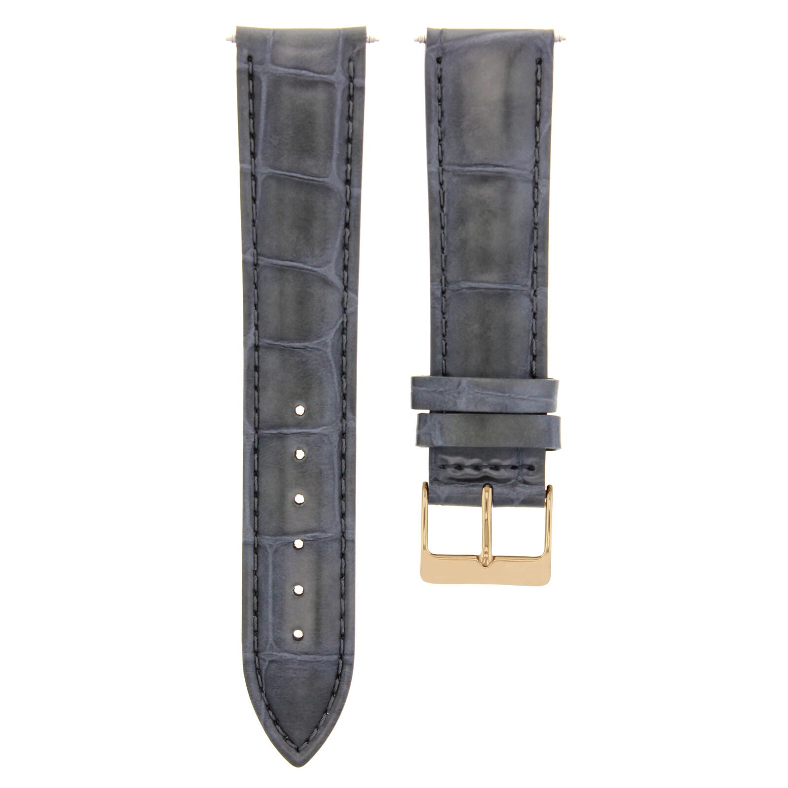 LEATHER WATCH BAND STRAP FOR CITIZEN DRIVE ROSE BLACK - 19MM