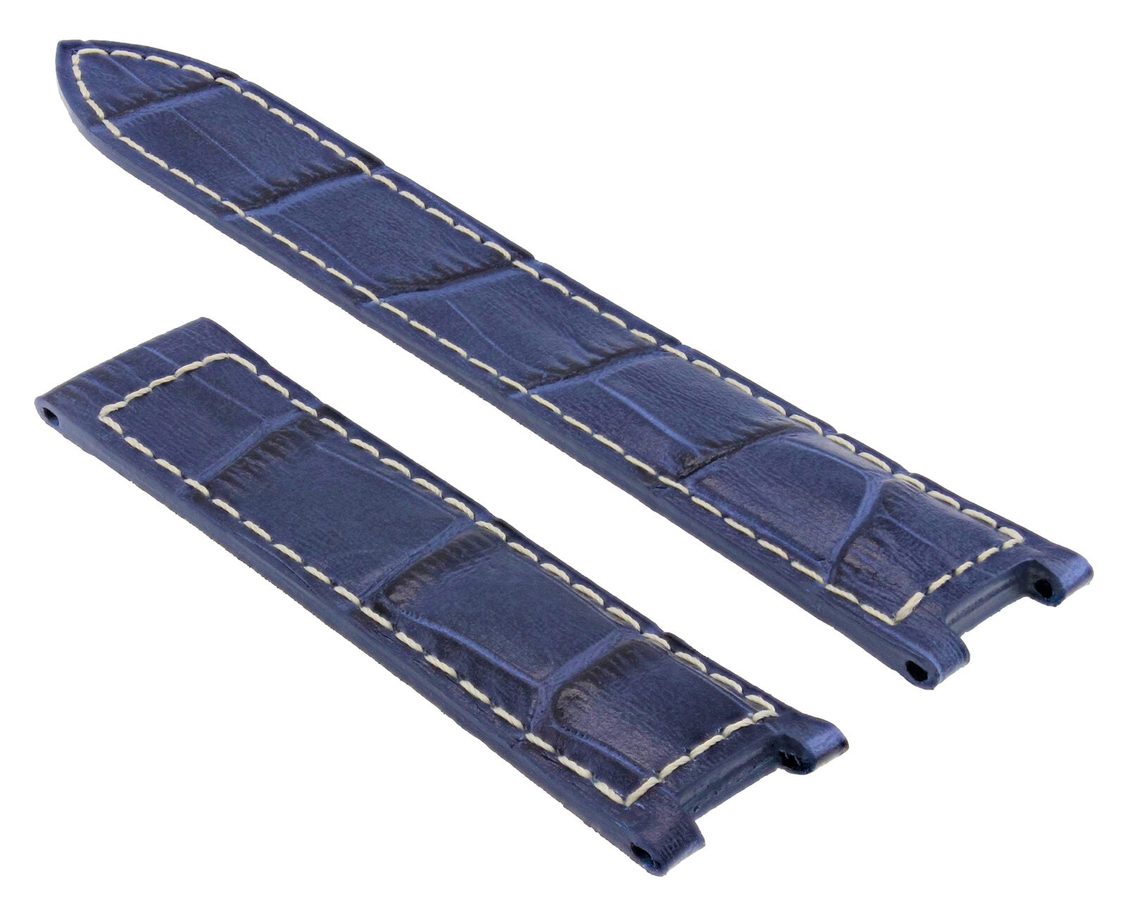 LEATHER WATCH BAND STRAP FITS CARTIER PASHA 35-38-42MM CHRONOGRAPH - 20MM