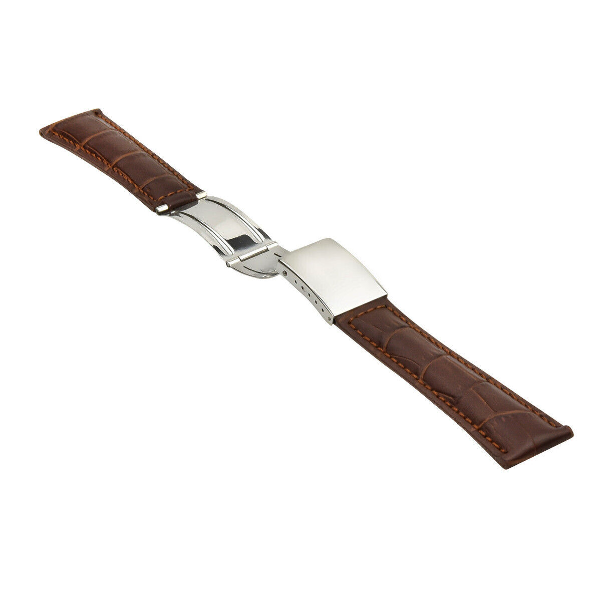 20MM LEATHER STRAP BAND FOR SEIKO ALPINIST SARB017 SKX007,SKX009,SKX175 BROWN