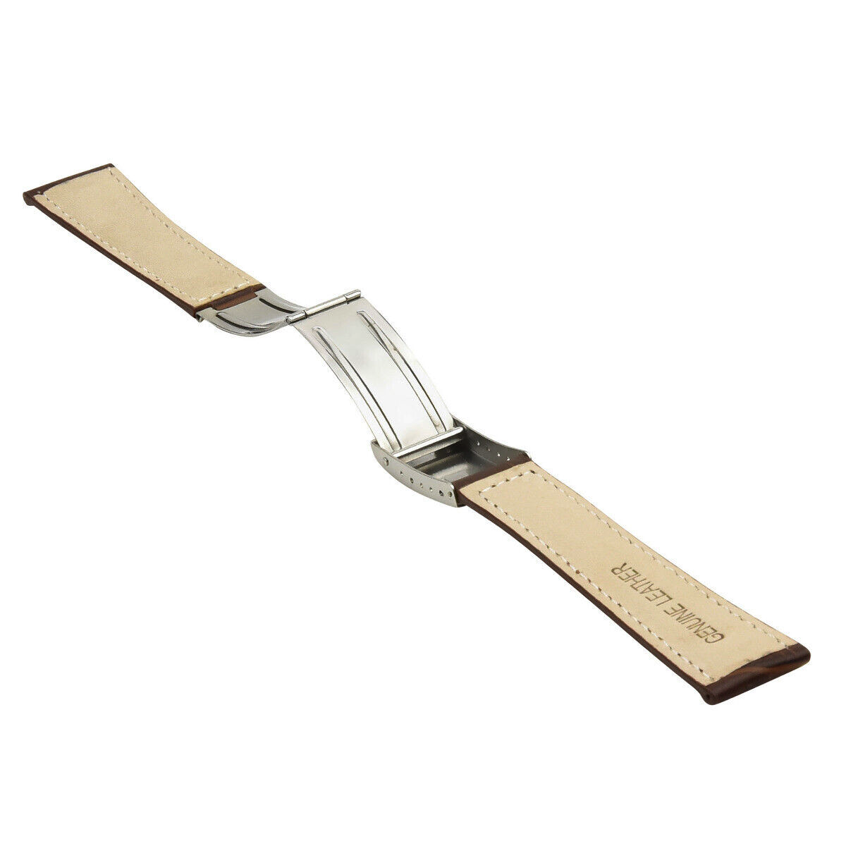 20MM LEATHER STRAP BAND FOR SEIKO ALPINIST SARB017 SKX007,SKX009,SKX175 BROWN