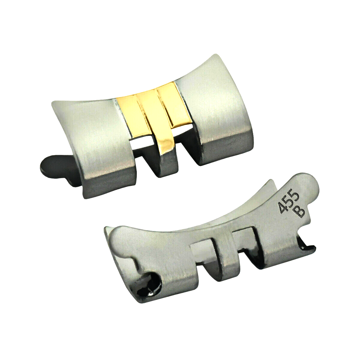 LADIES 18K/SS JUBILEE ENDPIECE FOR ROLEX NO DATE, DATE, DATEJUST 13MM END CAPS