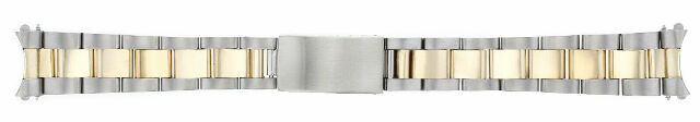 17MM MIDSIZE 14K/SS TWO TONE OYSTER WATCH BAND FOR ROLEX 31MM DATEJUST