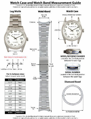 BEAD SET DIAMOND BEZEL FOR ROLEX 6516, 6517, 6519, 6916, 6917, 6919, 6927 18KW
