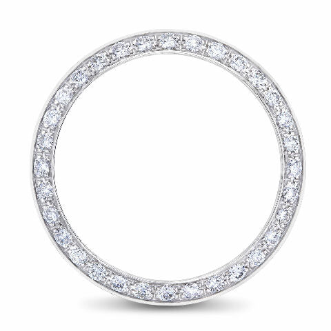 BEAD SET DIAMOND BEZEL FOR ROLEX 6516, 6517, 6519, 6916, 6917, 6919, 6927 18KW