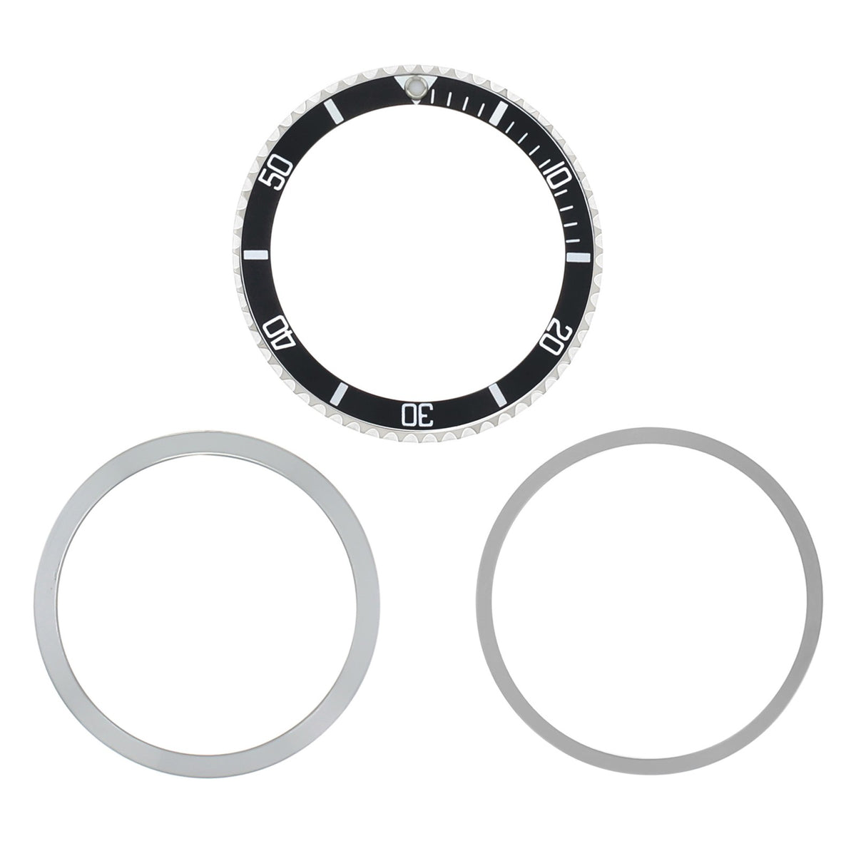 Bezel & Insert for Tudor Submariner Prince Oysterdate 79090 79190 Black