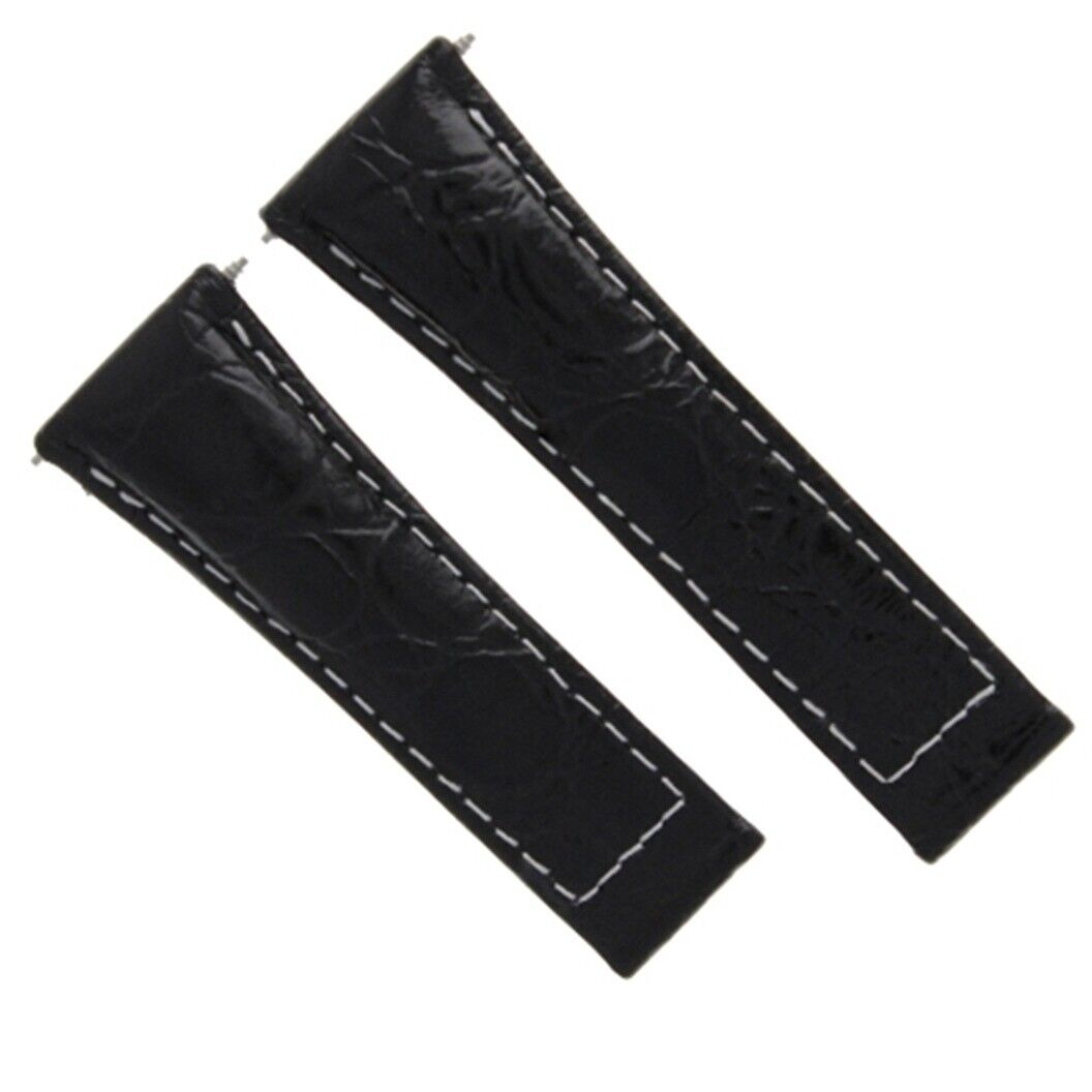 20MM CROC LEATHER BAND STRAP FOR ROLEX DAYTONA 16518,116519 ENDLINK SHORT MEDIUM