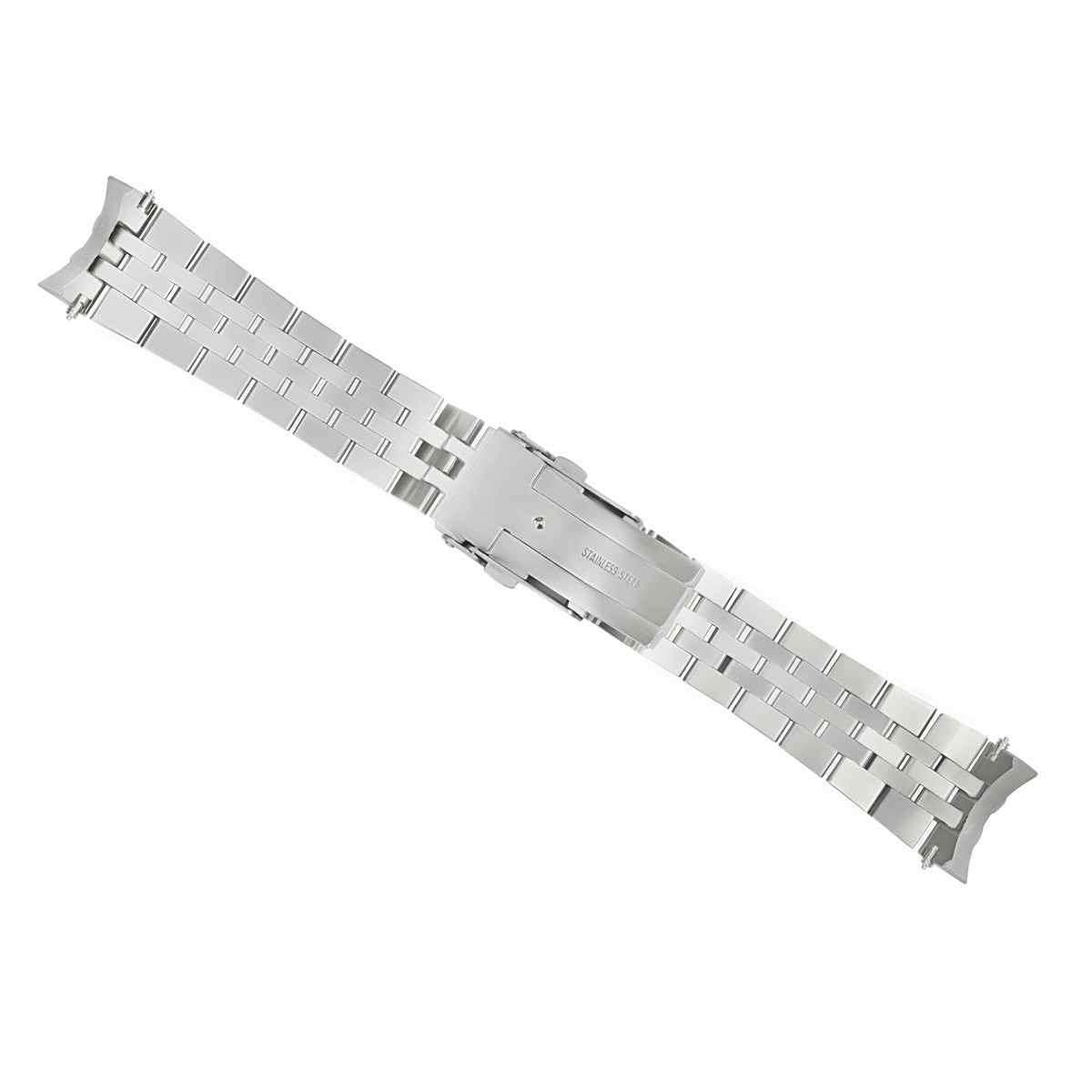 22MM Jubilee Watch Band for Seiko SKX171 SKX173 SKX175 SKXA35 Stainless Steel, front view
