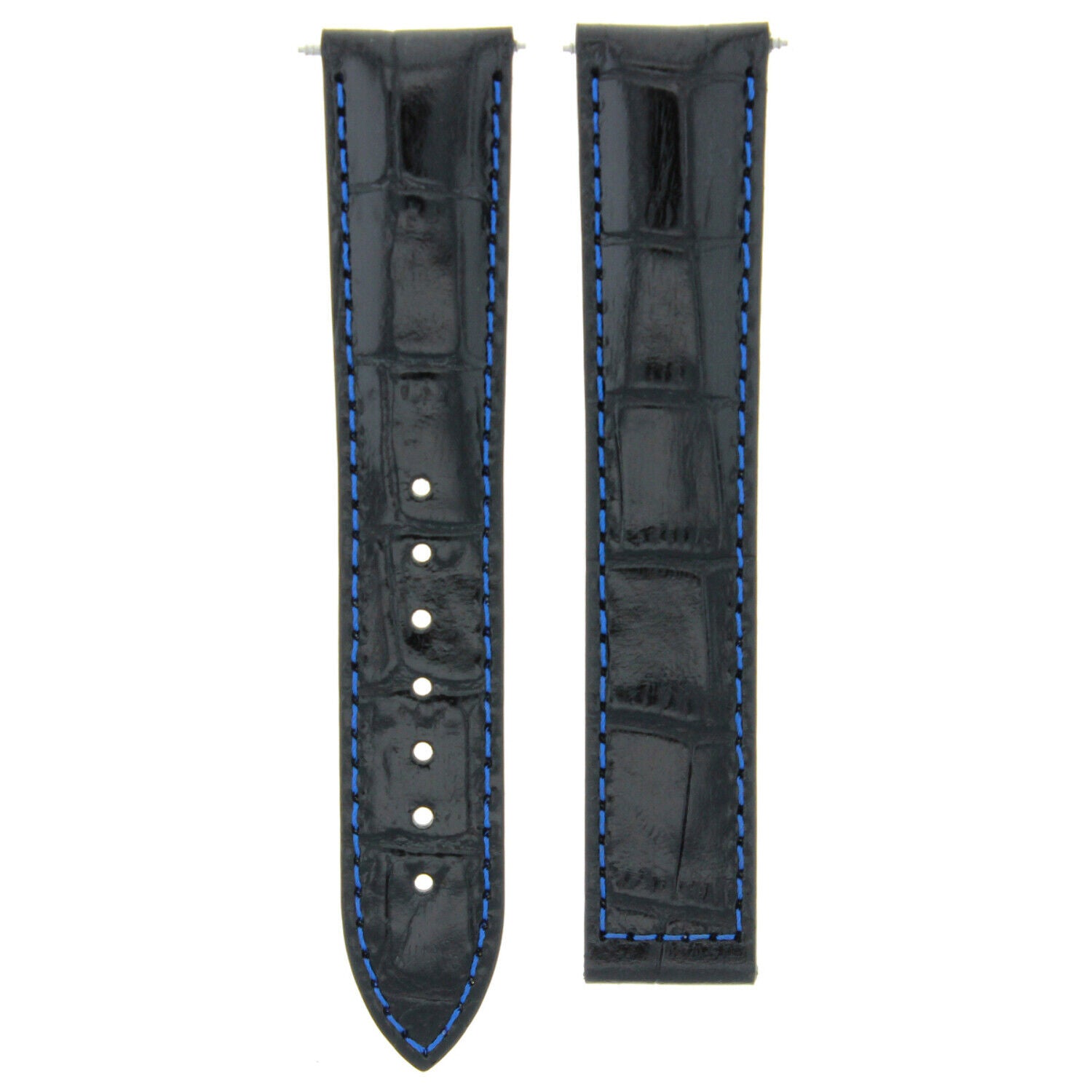 18-19-20-22-24MM LEATHER WATCH BAND STRAP FOR OMEGA SEAMASTER PLANET SPEEDMASTER